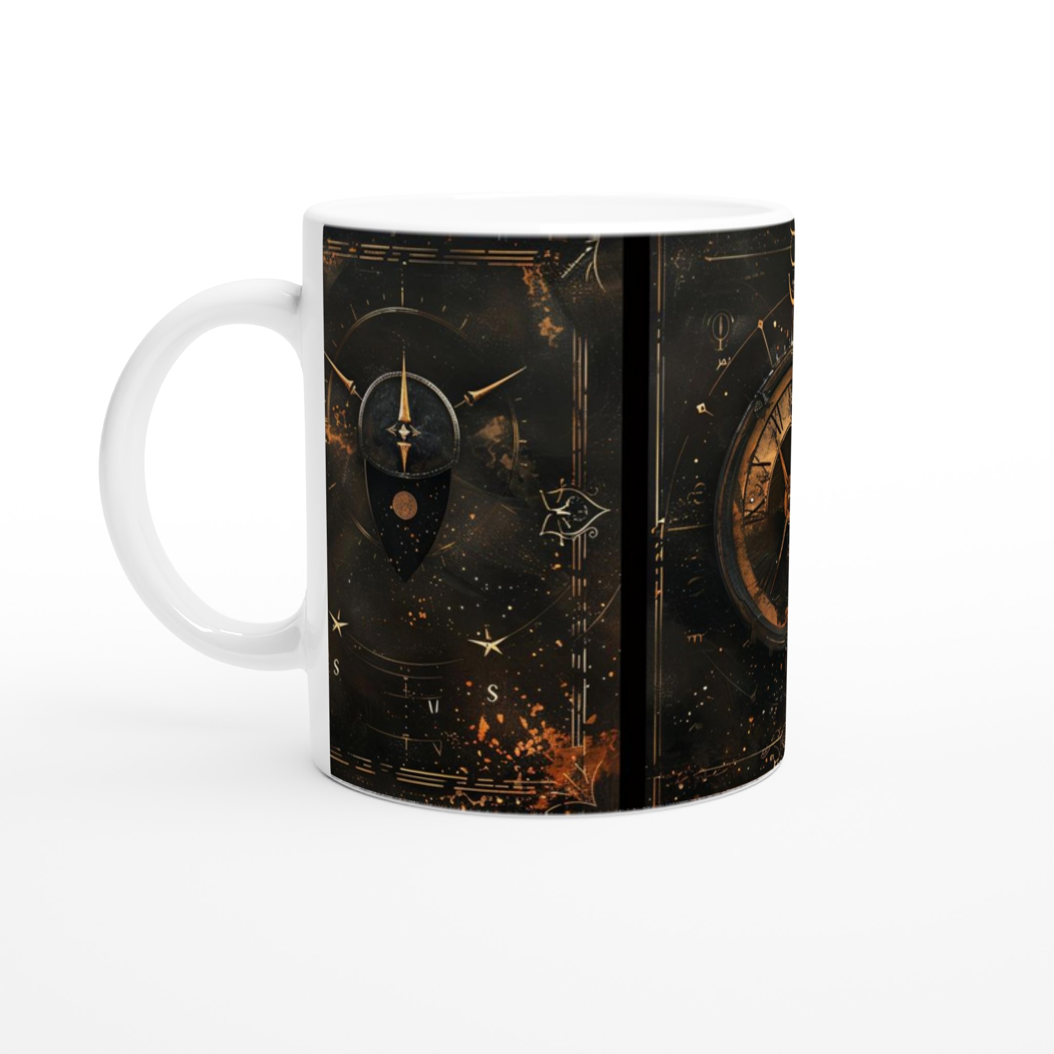 Kosmisk Tidsresa Mugg – Välj Färg och Skapa Din Magi (11 oz Keramik) 1 793332b5-611f-4a4e-a5b2-3da96f8baa98