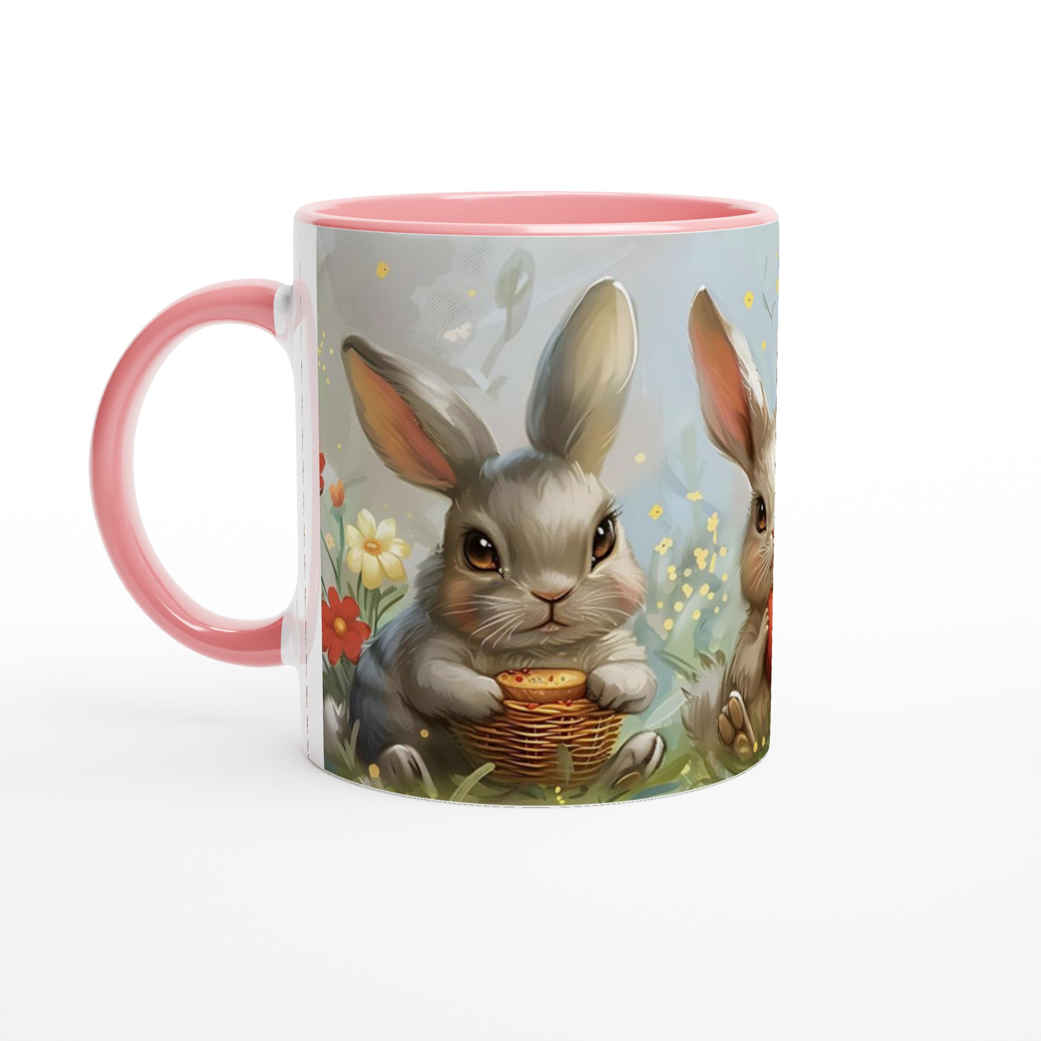 Söta Påskkaniner 11oz Keramisk Mugg – Lekfull Design i Valfri Färg! 6 796ea460-ff85-46f4-a806-83065dfb881f