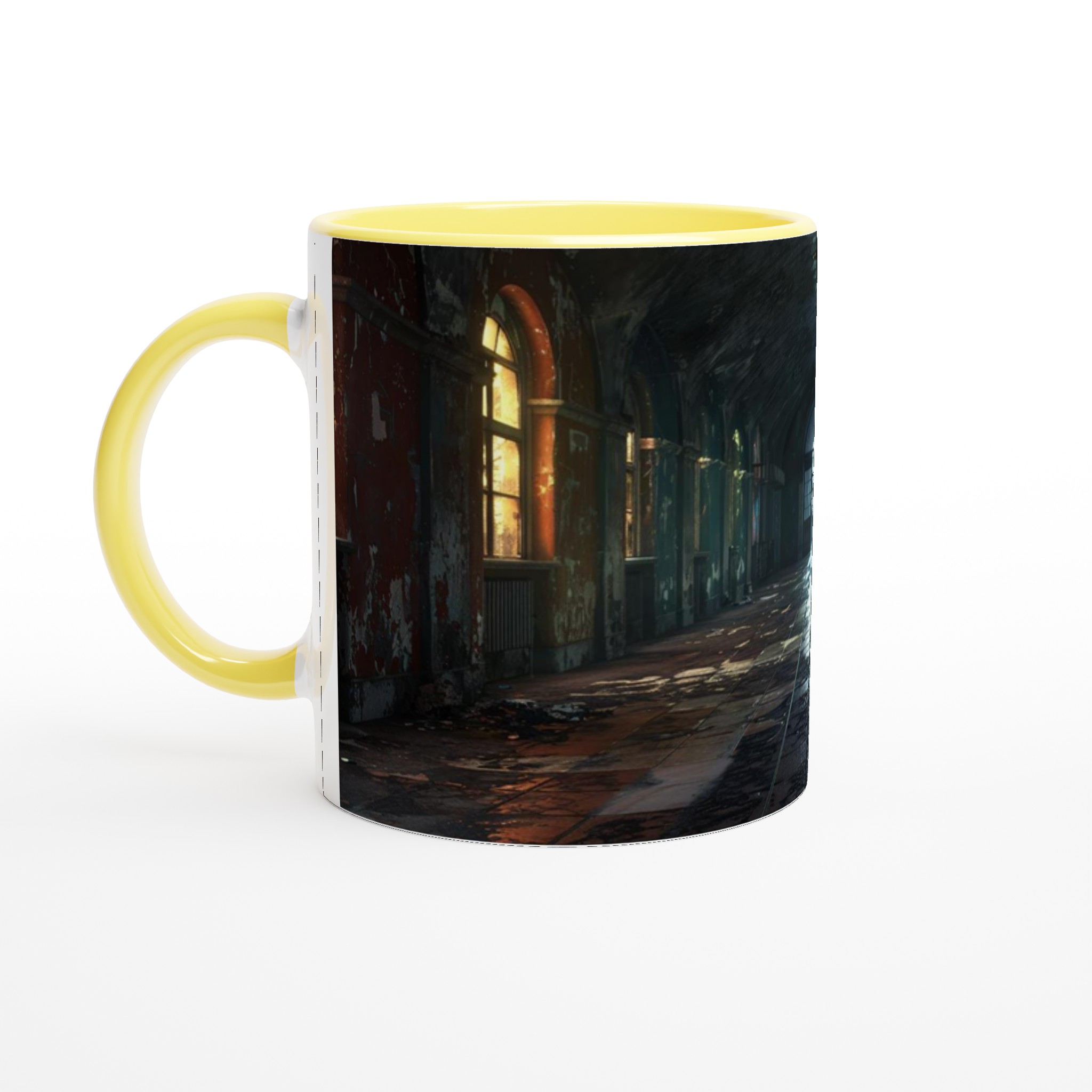 Vit 11oz keramisk mugg med tidlös elegans och valfri färgpalett 5 7984989a-65ab-49ab-b510-84710f4e7cae
