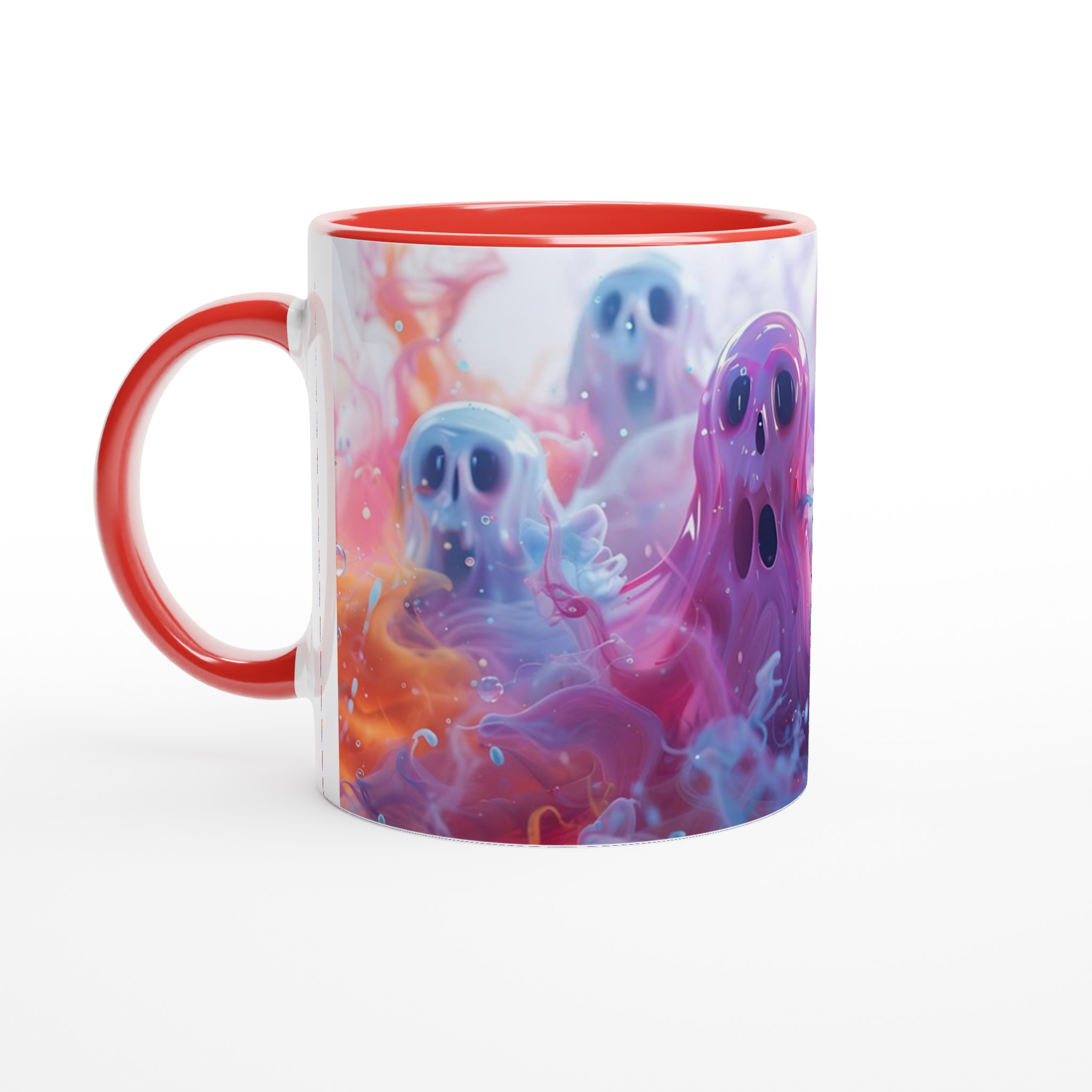 Mångfärgad Spökmugg i Keramik – 11oz Rolig Design i Flera Färgval 2 799375ab-a7c7-4295-a0c9-d021aa0702ea