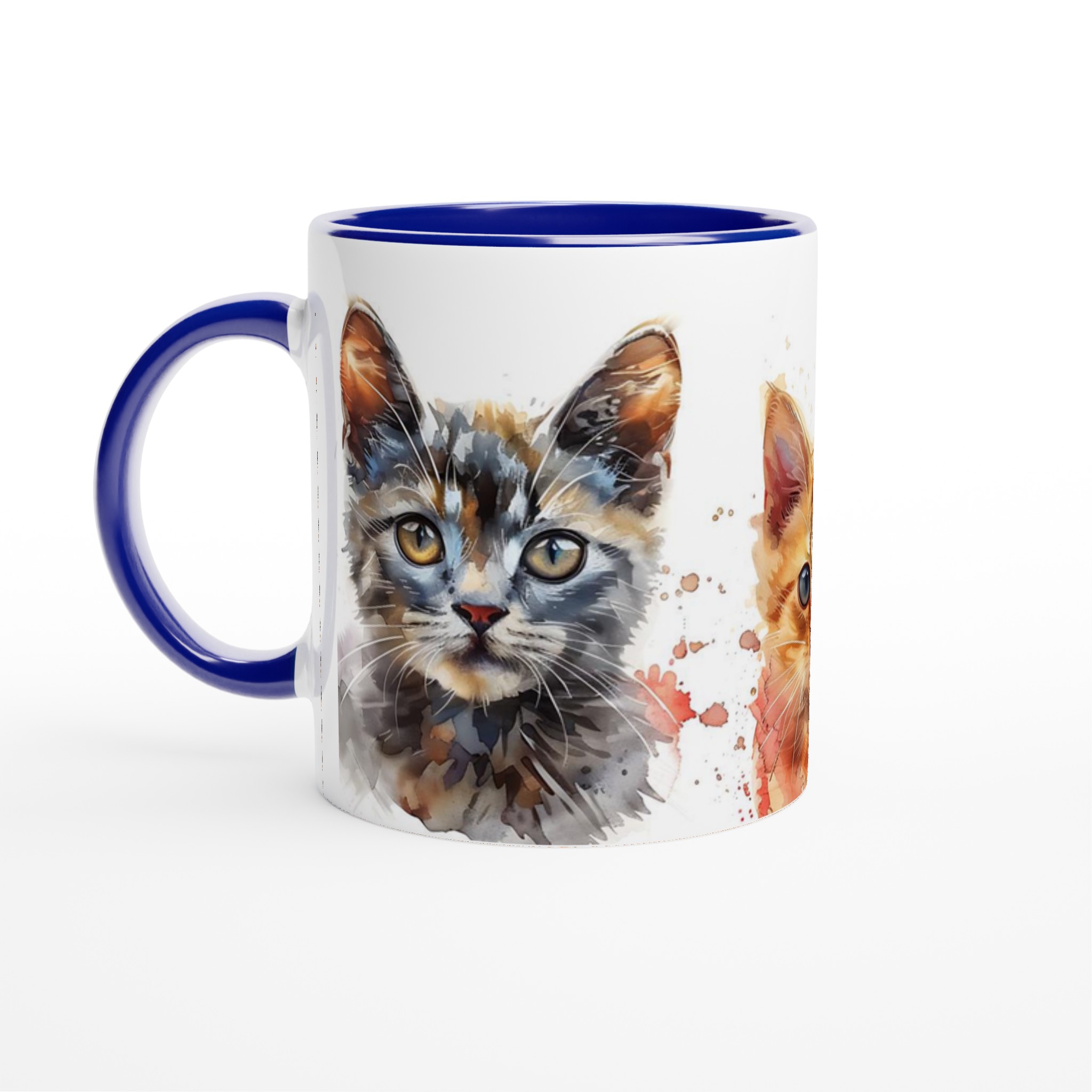 Kattungemugg i Akvarellstil – Personlig Keramikmugg, 11 oz, i Valfri Färg – Perfekt Present för Kattälskare 4 79b23390-5a63-4bba-91c3-fbaca55c92fa