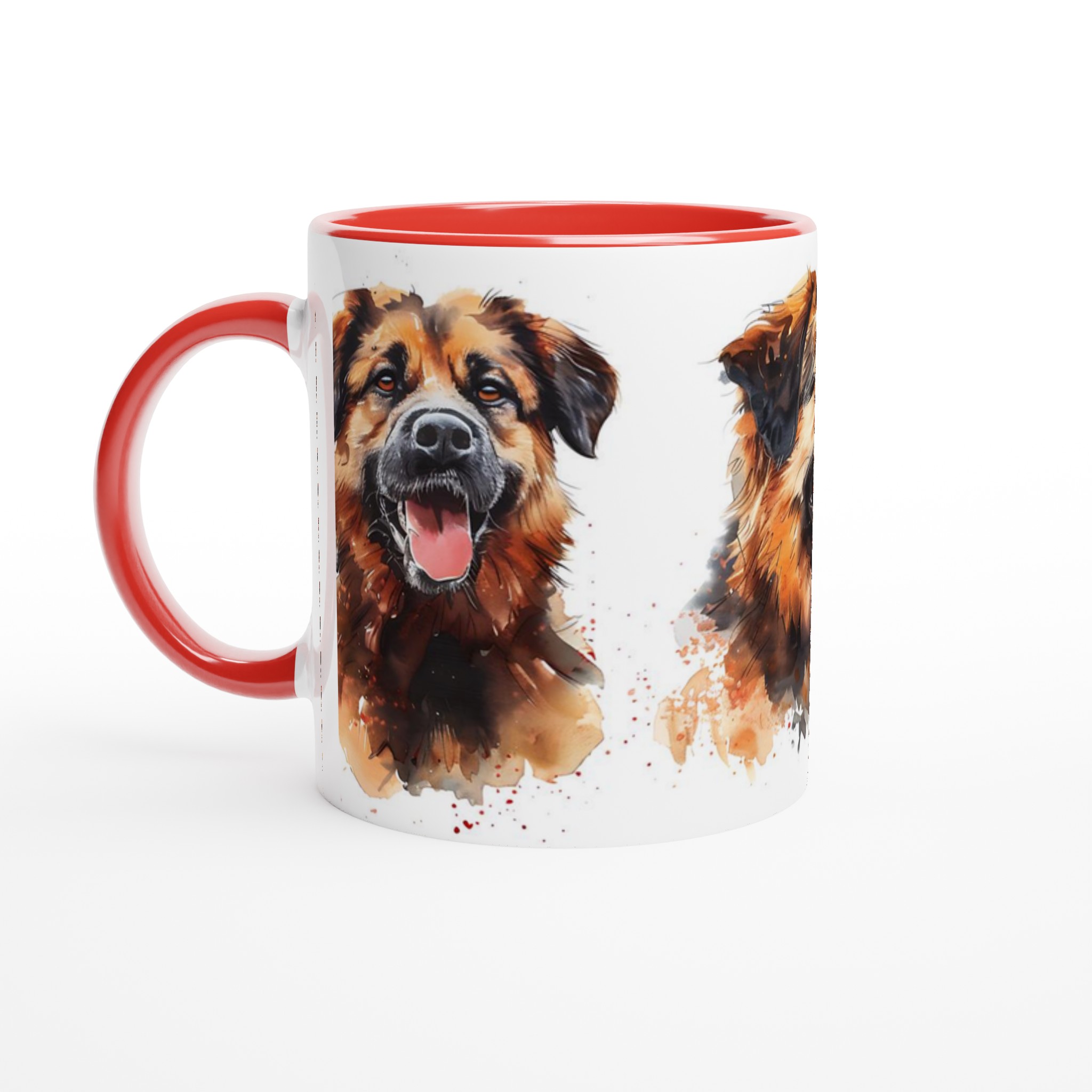 Vår Vattenskyddade Keramikmugg - Med Tre Målningar av en Glad Hund, Perfekt för Hundälskare, Välj Din Favoritfärg! 5 79c4247d-d971-4060-ba44-da44eb10cd42