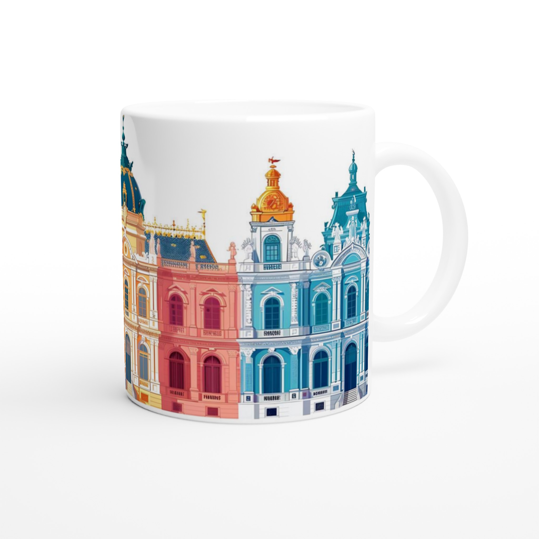 Färgsprakande Palatsmugg – 11oz Keramisk Mugg i Väljbar Kulör 9 7a0b1bc3-4730-49c5-8d47-2a7f953e6cf4