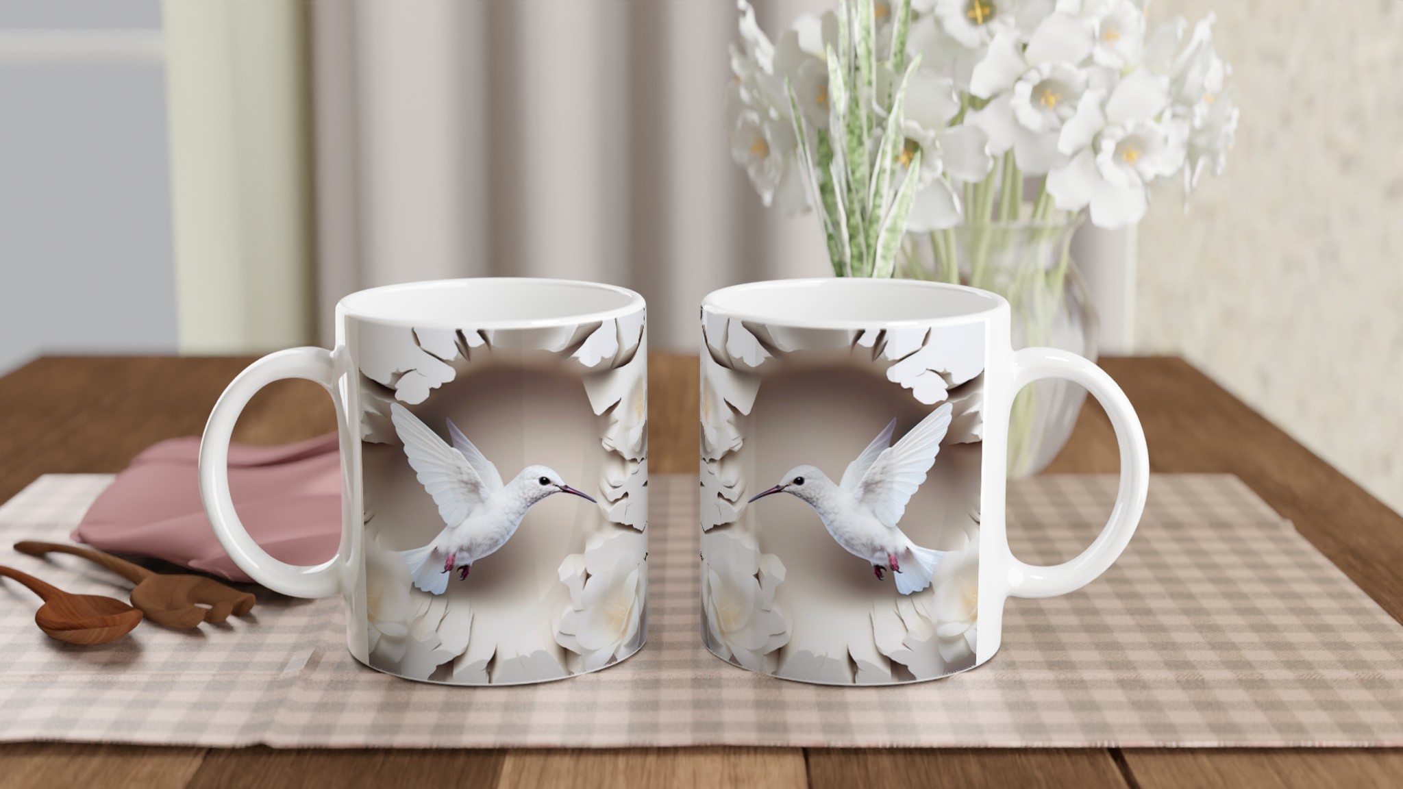 Elegant Keramikmugg med Kolibrimotiv – 11 oz i ditt Val av Sju Stilfulla Färger 10 7a6079f1-5b10-4530-b345-5140d2ee6804