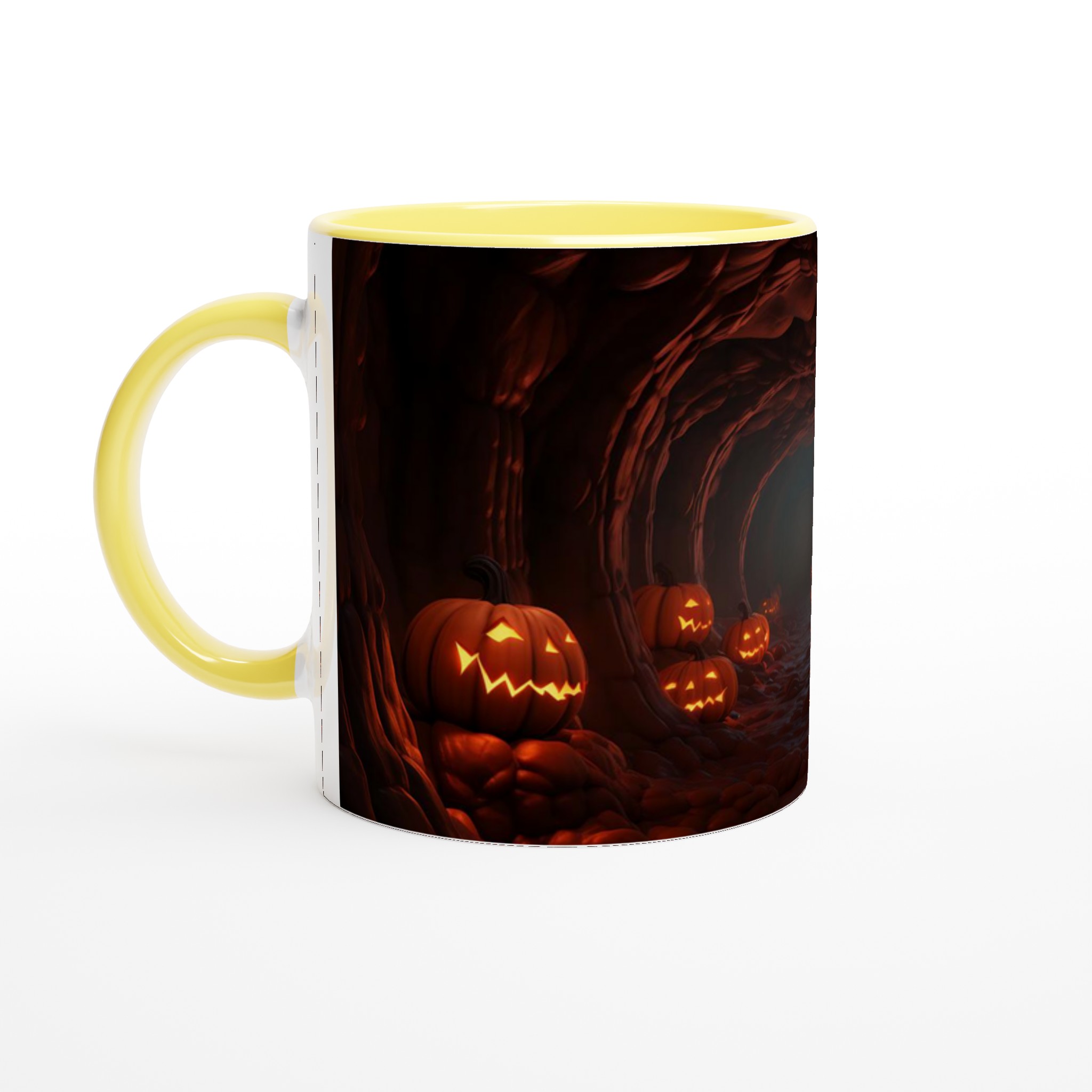 Mystisk Halloweengrotta Keramikmugg - Skrämmande & Mysig 11oz Kaffemugg i Olika Färger 5 7a69ef69-9c2b-4235-be09-109a838618cc