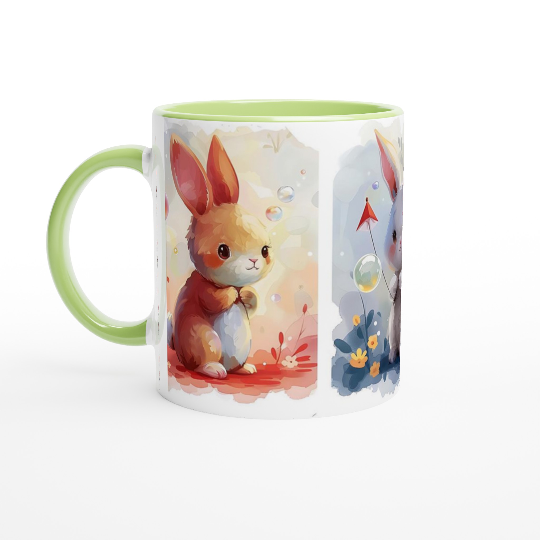 Söta Akvarellkaniner Mugg – Charmig 11oz Keramikmugg i Valfri Färg 3 7a8e1058-bf4a-4ede-aa33-08fea9d0744c