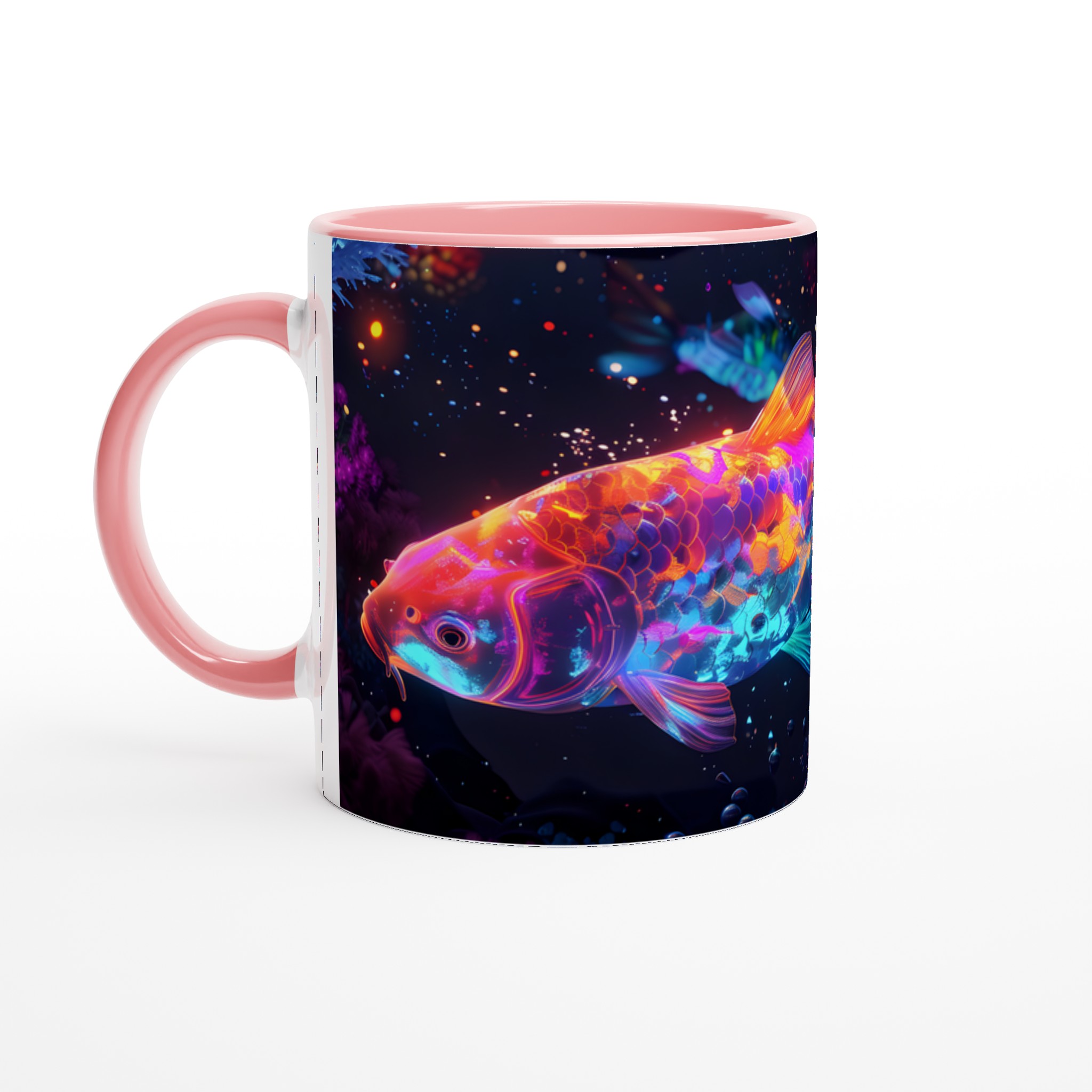 Neon Koi Drömmugg - 11oz Keramikmugg med Vibrerande Färgmagi, Välj Din Favoritnyans 6 7a9ee64f-cc47-4f2d-87ee-b7c572a01cbb