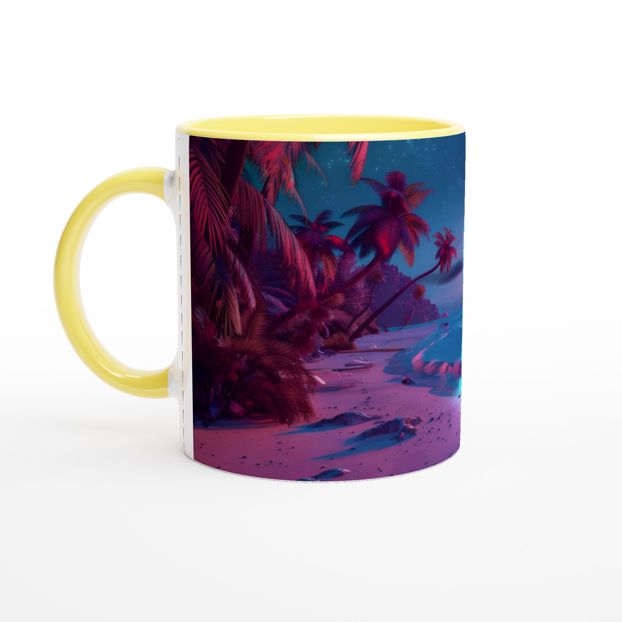 Neon Beach Dream 11oz Keramikmugg – Vibrerande Solnedgång & Månsken i Flerfärgad Keramik 3 7aa31201-b4e4-4bbd-ad08-771fb10a7df0