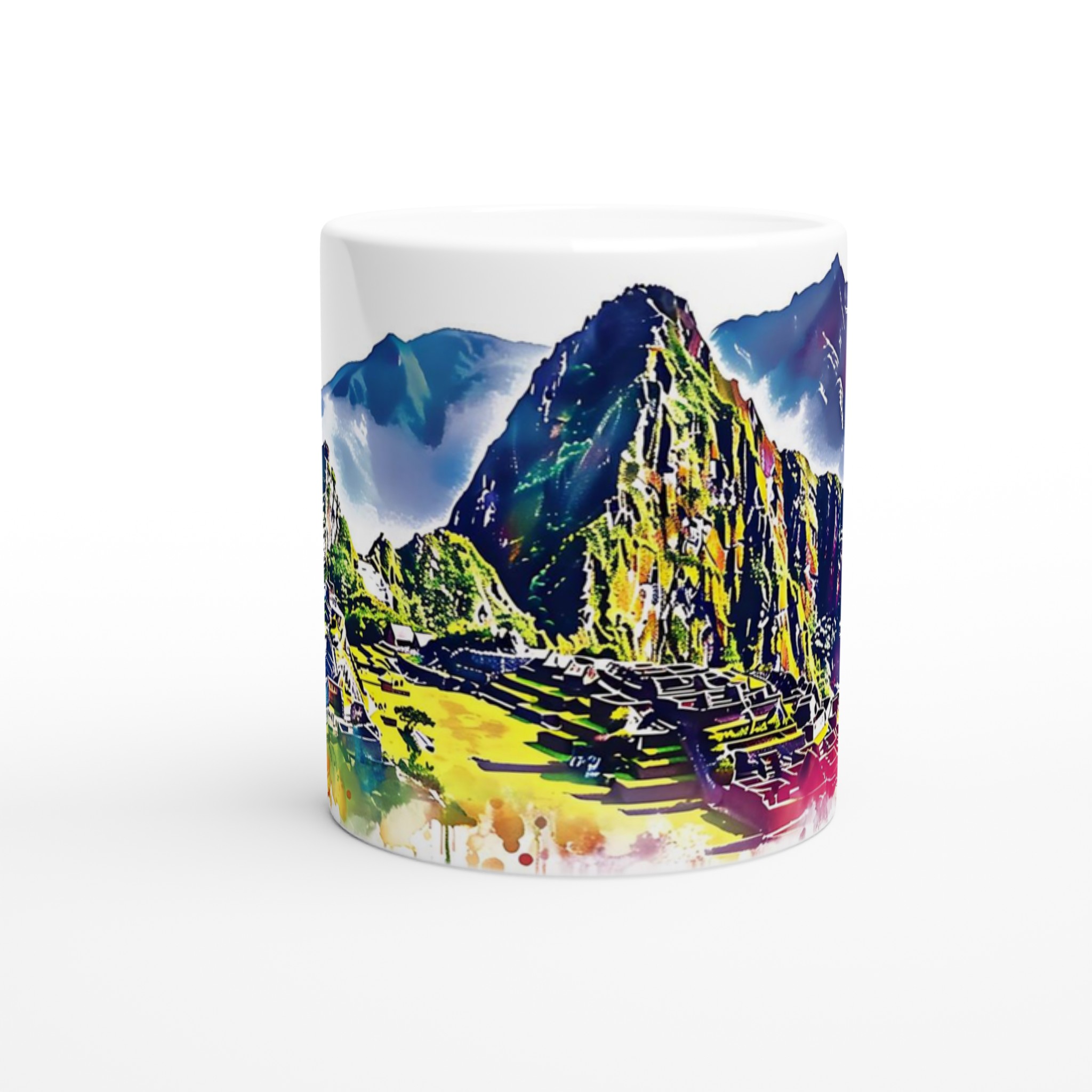 Machu Picchu Akvarell Mugg – Färgsprakande Reseupplevelse i Keramik, Välj Din Favoritfärg! 8 7ab734c3-18a1-4f75-890f-5a6a0be9456c