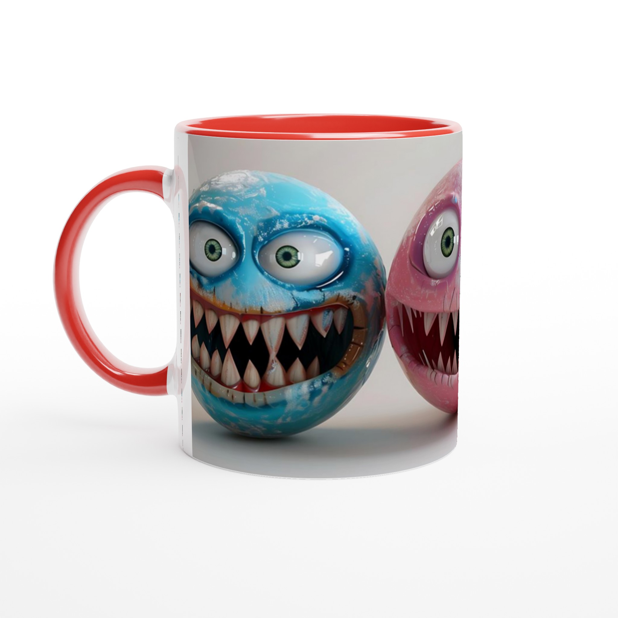 Mångfärgad Monster Mugg 11oz – Unik Keramisk Kaffekopp med Karaktär 5 7b00c8a6-dd52-4ab2-a5ef-ad58918e730d