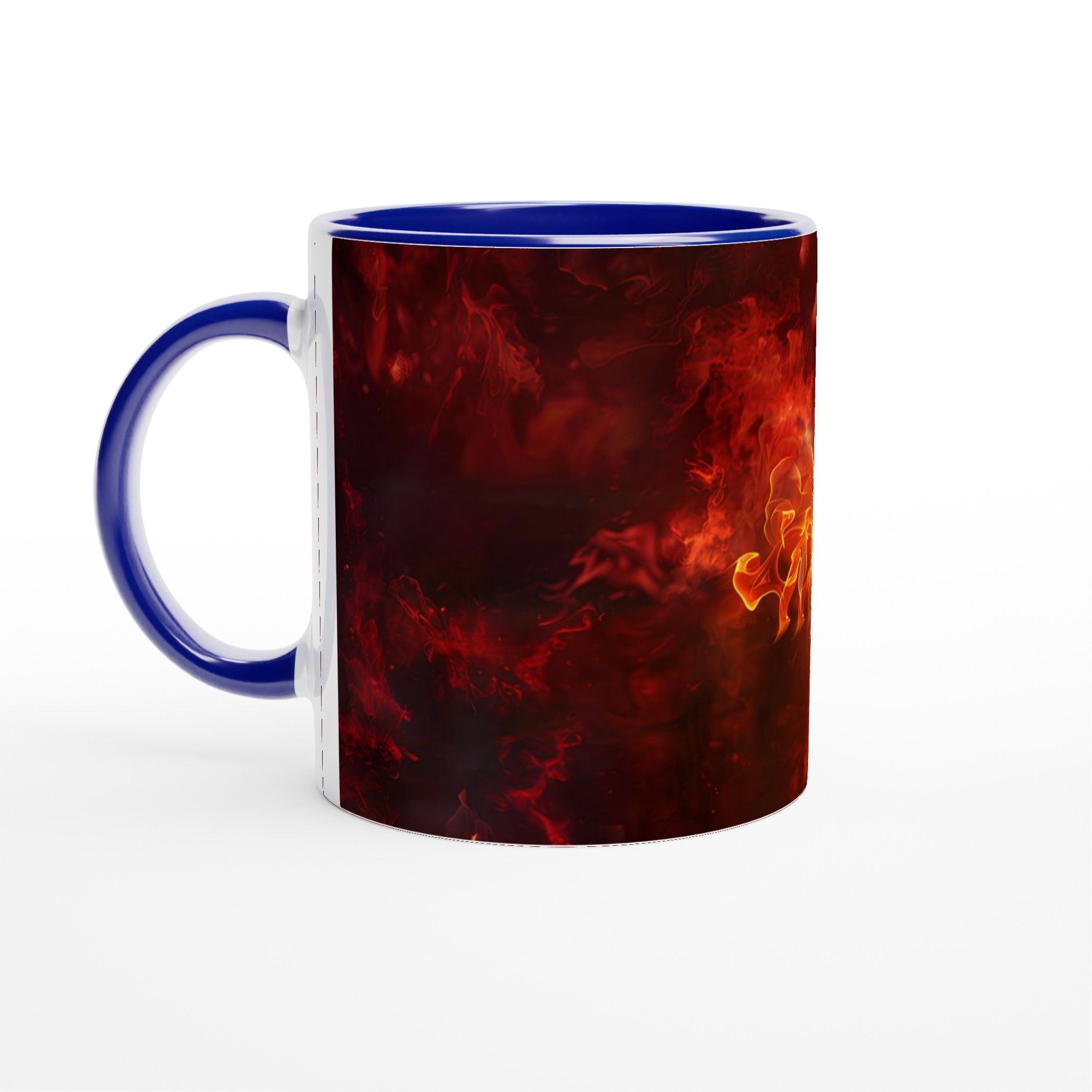 Fiery Basketball Keramikmugg - 11oz Flammande Design, Perfekt för Sportfans 4 7b391651-cbaf-4b0c-b051-3d31c3b568a2