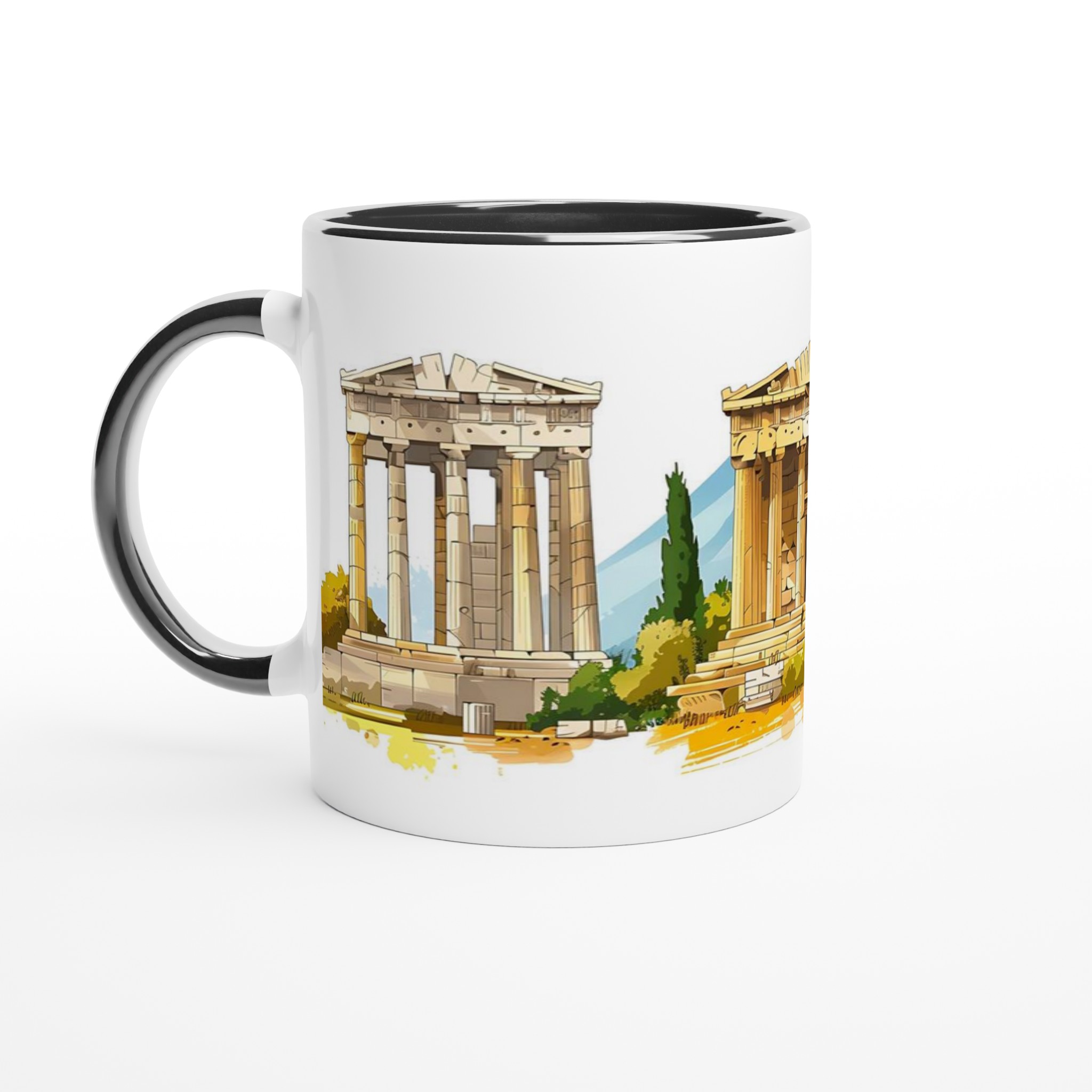 Antik Grekland Tempel Mugg - Klassisk Konst för Din Kaffestund i Valfri Färg 7 7b6db6a0-829e-4903-8d91-f5af966e376d