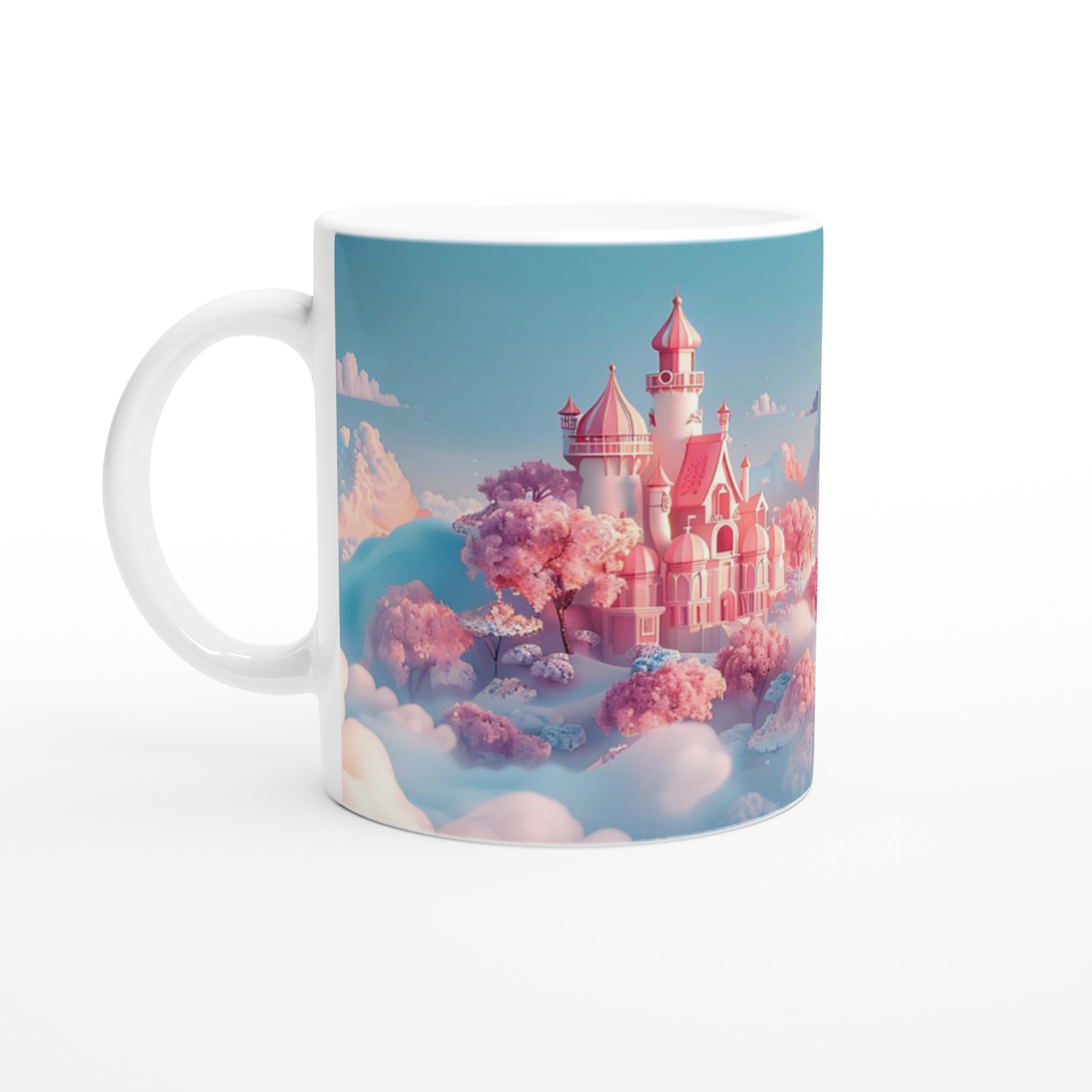 Drömlik Rosa Slott Mugg – 11 oz Keramisk Kaffekopp i Lekfull Pastell 1 7b7ffaec-58aa-4a5b-99af-b39ed0c1d4be