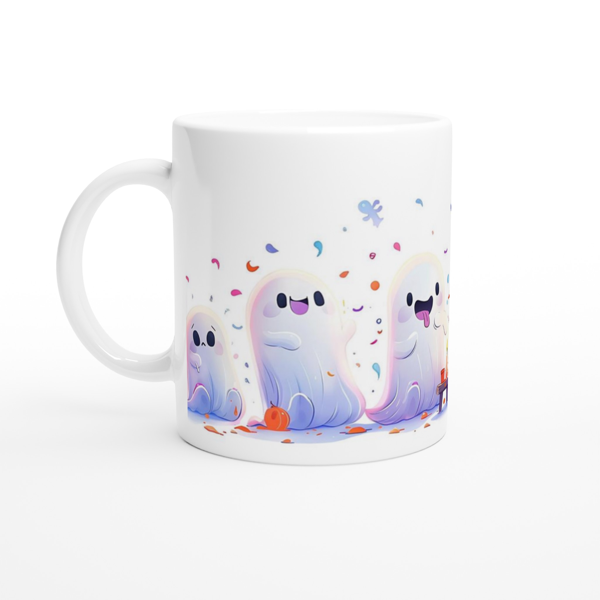 Söta Spökfest Keramikmugg - 11oz Rolig Halloween Mugg med Färgstarka Spöken 1 7bd1d5b2-39d8-4814-8298-6093b15483a7