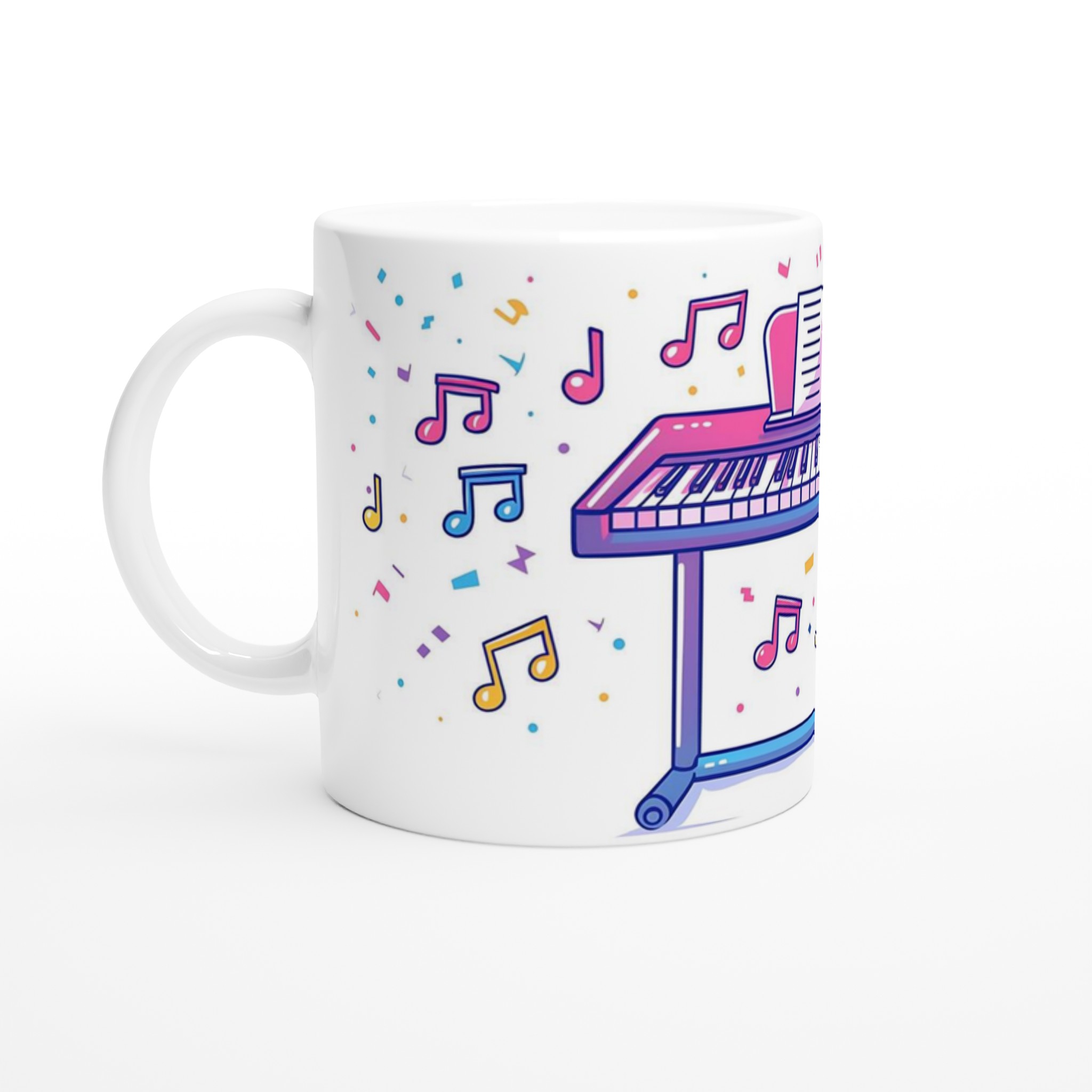 Melodiös Keramisk Mugg – Färgglad Musikdesign, 11 oz. Välj Din Favoritfärg! 1 7bd365a0-bc01-44af-bbb9-c0d90cd9f192