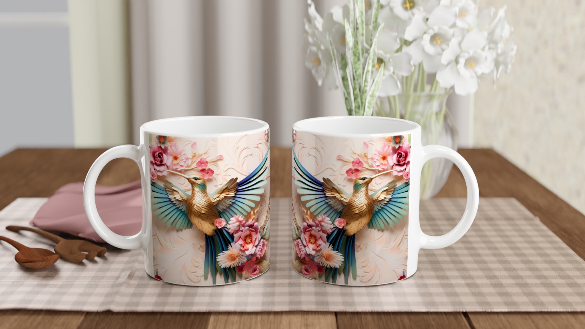 Exklusiv Kolibri-Mugg: Eleganta Färger & Vårblommor – Välj din egen nyans i keramik! 10 7c2793b2-0875-4410-95c3-6a4e0b599d1d