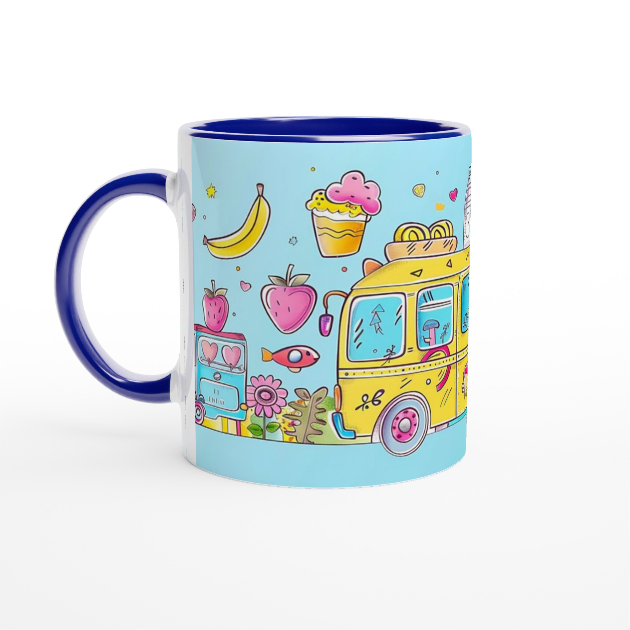 Pastell Pop Art 11oz Keramisk Mugg – Lekfull Design i Sju Glada Färger 4 7c2a99eb-2a63-4dfd-aa6e-9bbc9dfcf9e9
