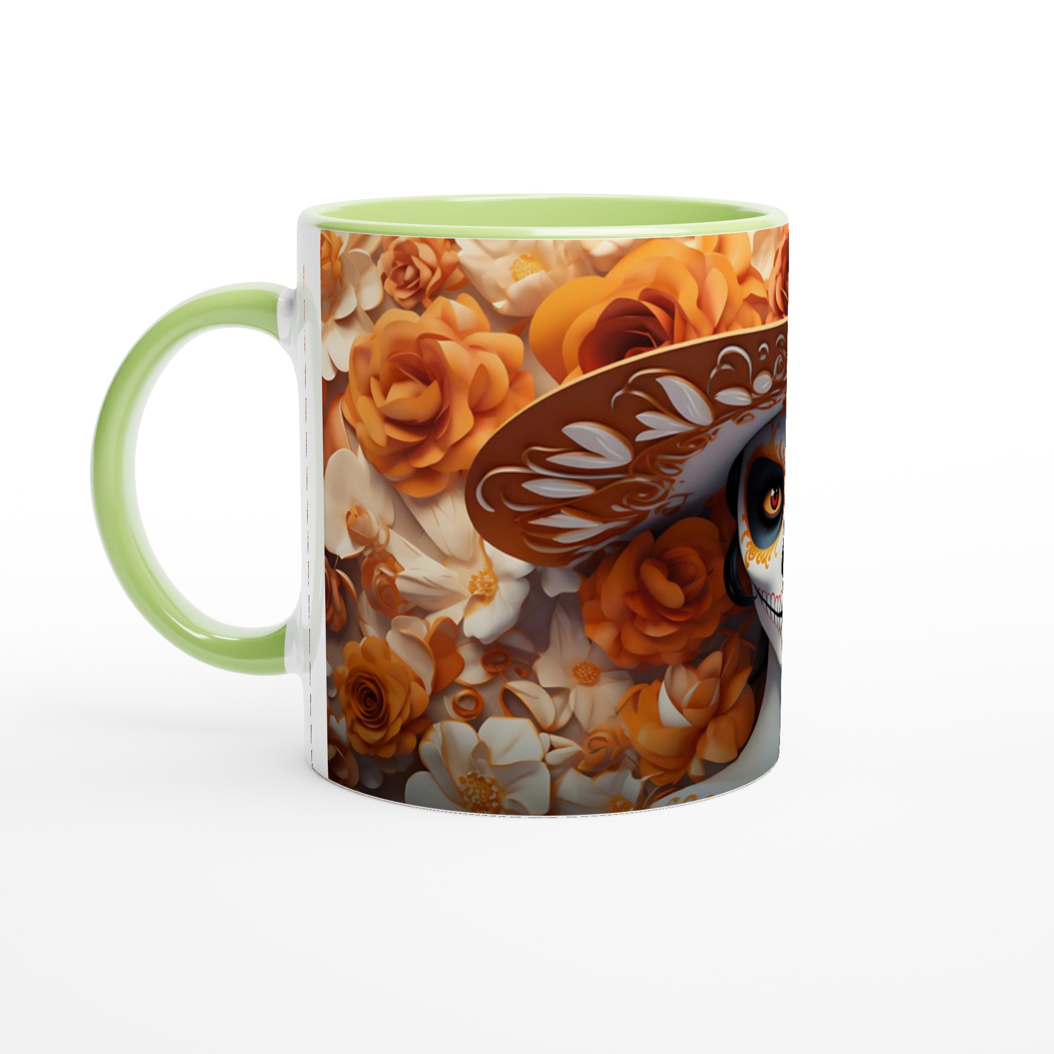 Catrina Inspirerad Keramikmugg – Elegant Day of the Dead Design i Din Valda Färg! 3 7c535d65-0562-4ebf-899b-c85074bf1bef