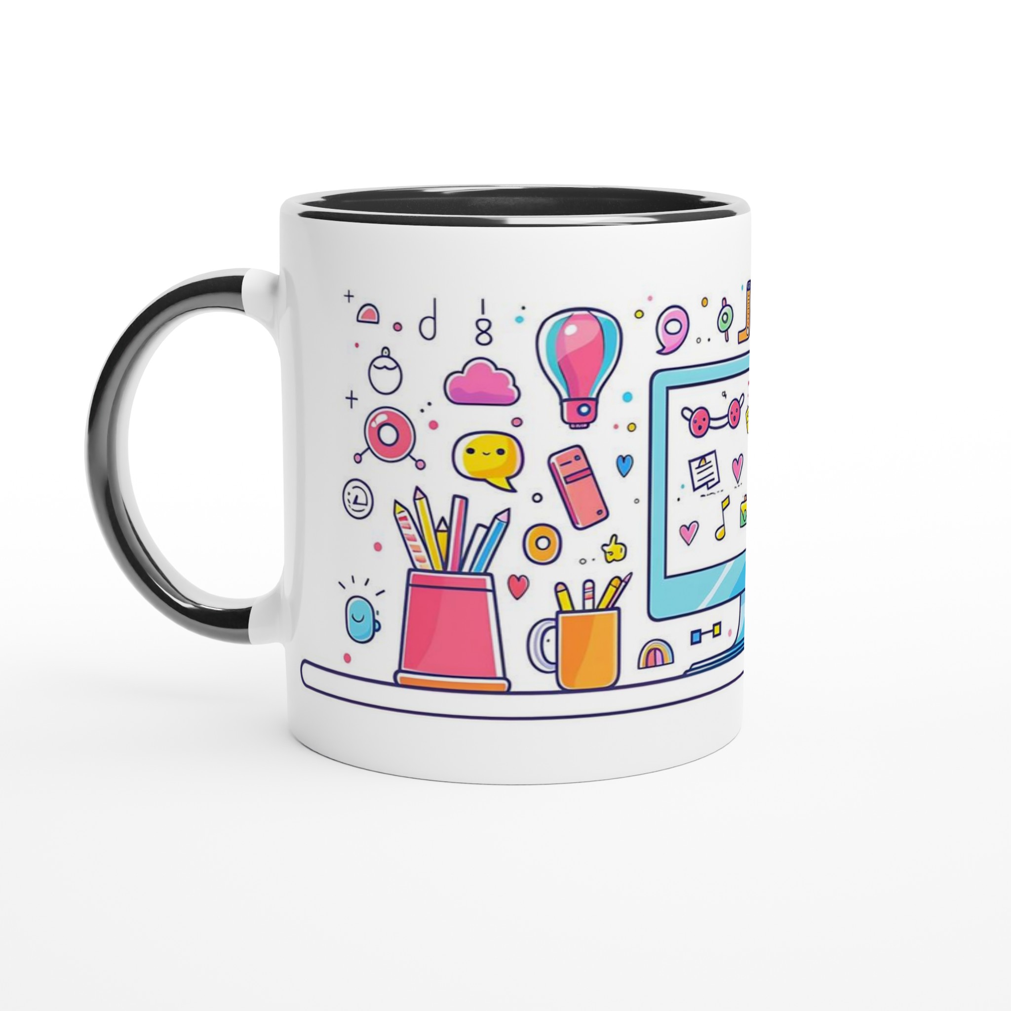 Kreativ Arbetsplats Mugg: Din Inspirationskälla i 7 Lekfulla Färger – 11oz Keramikmugg 7 7cbb72ee-51df-477c-9a93-b7e79f3580c9