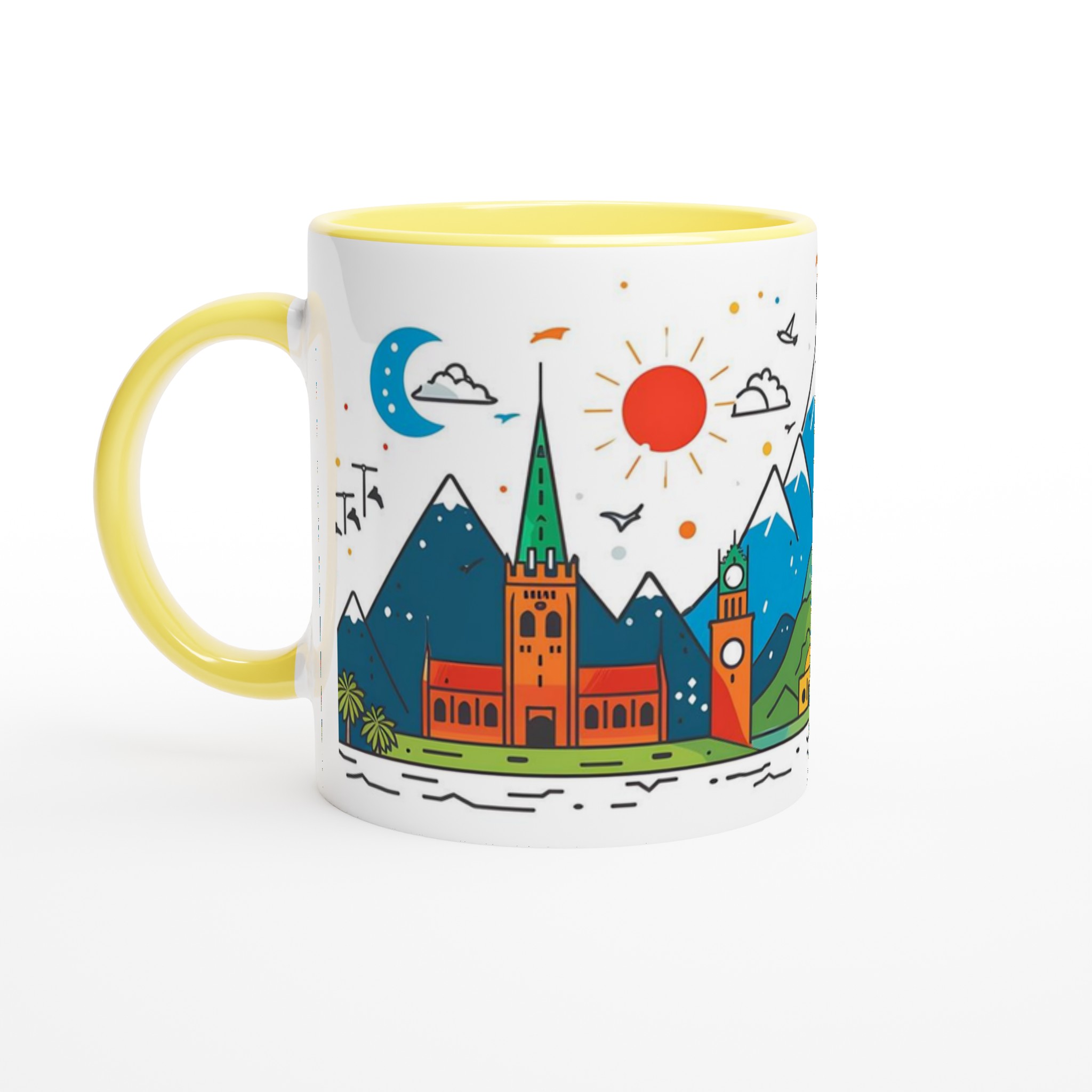 Färgglad Resemugg: Världens Landmärken i Lekfull Design – Välj Din Färg! 5 7cc6bf65-0f1a-4959-9654-b91593ebb7f2
