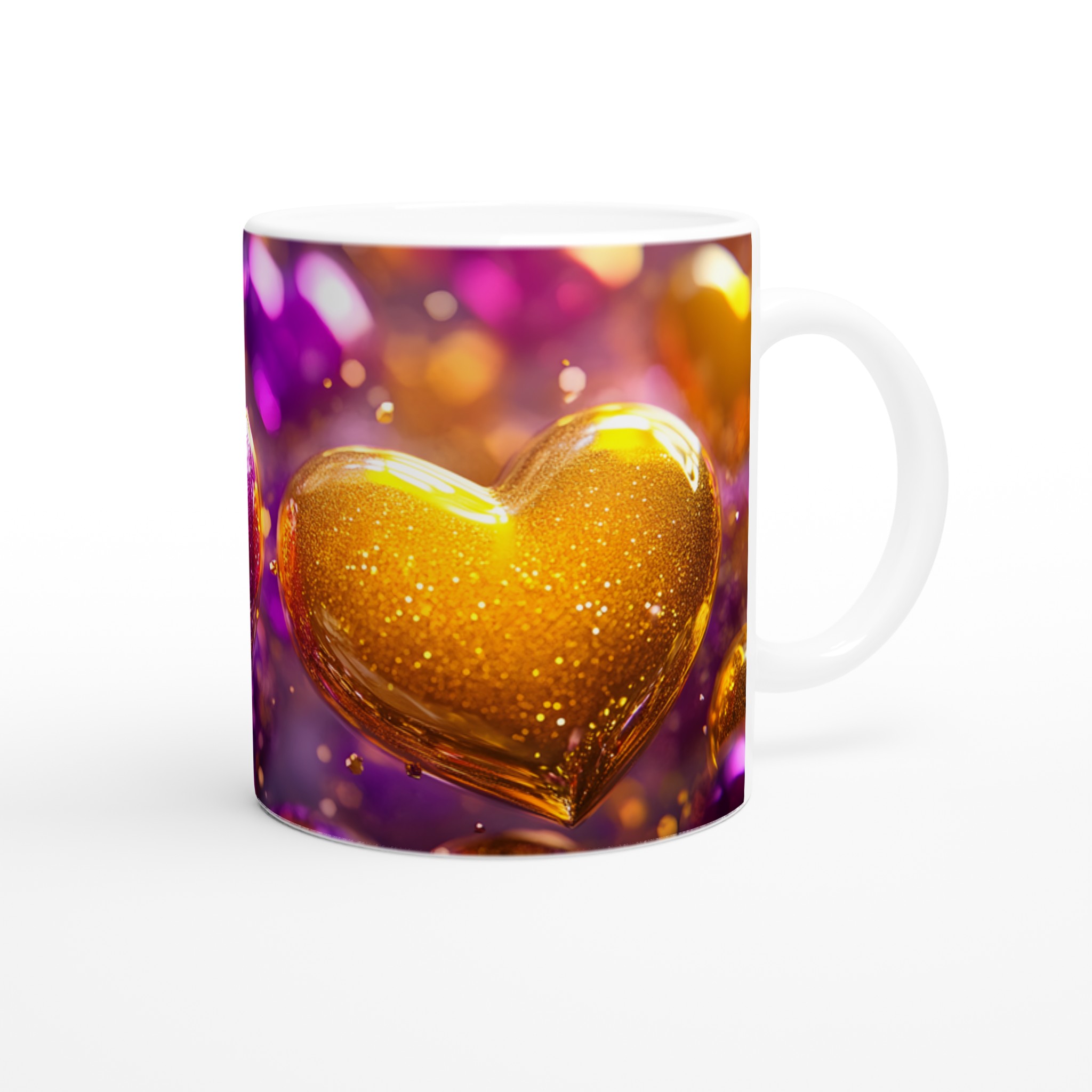 Glittrande Kärlek Mugg: Välj bland 7 Strålande Keramiska Färger – 11 oz 9 7cca5ae2-a9b3-4293-b04e-13b5f63e5cce