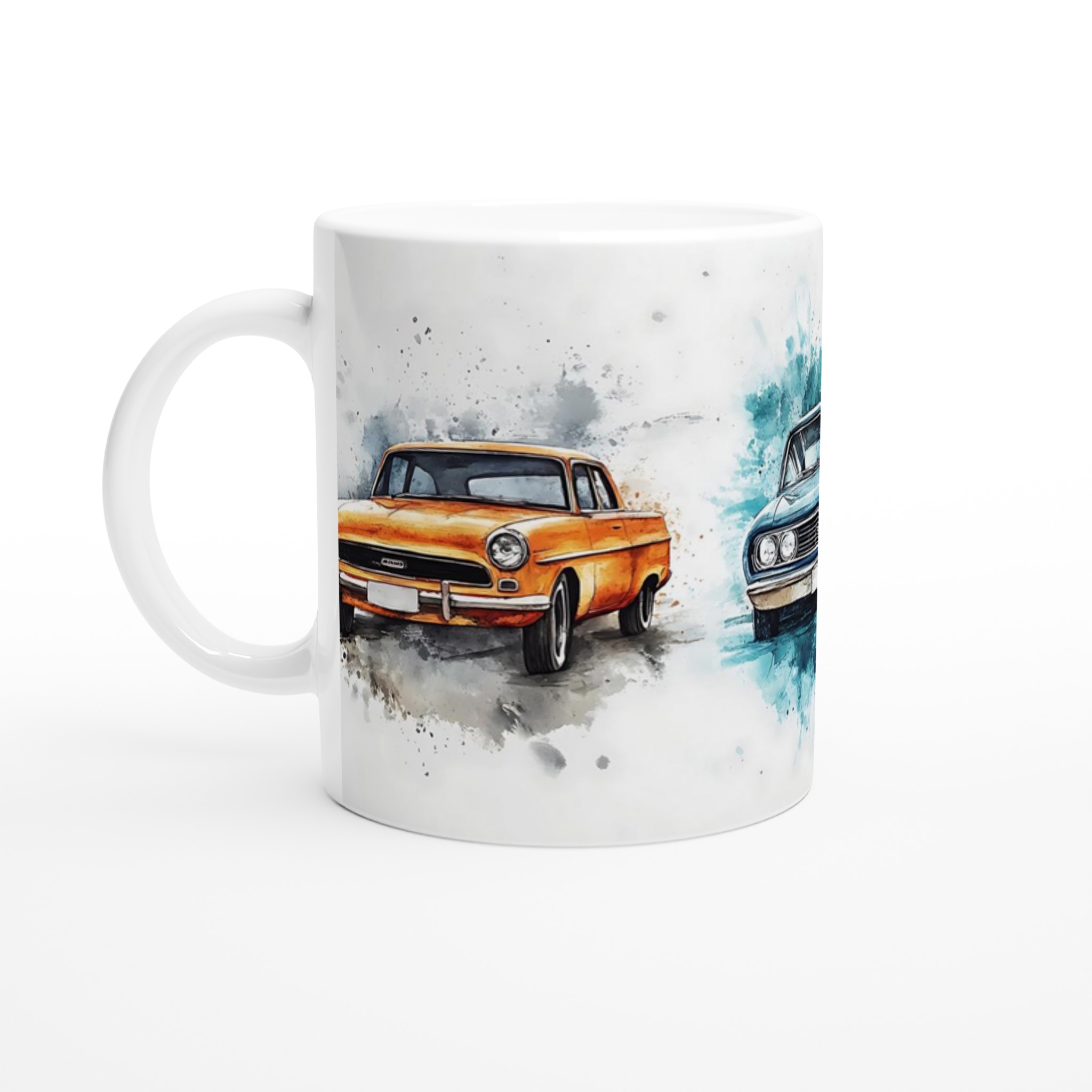 Klassiska Bilar Akvarell Mugg – Välj din favoritfärg! 1 7d3023ab-4a79-4029-a2f9-4f36faccc815