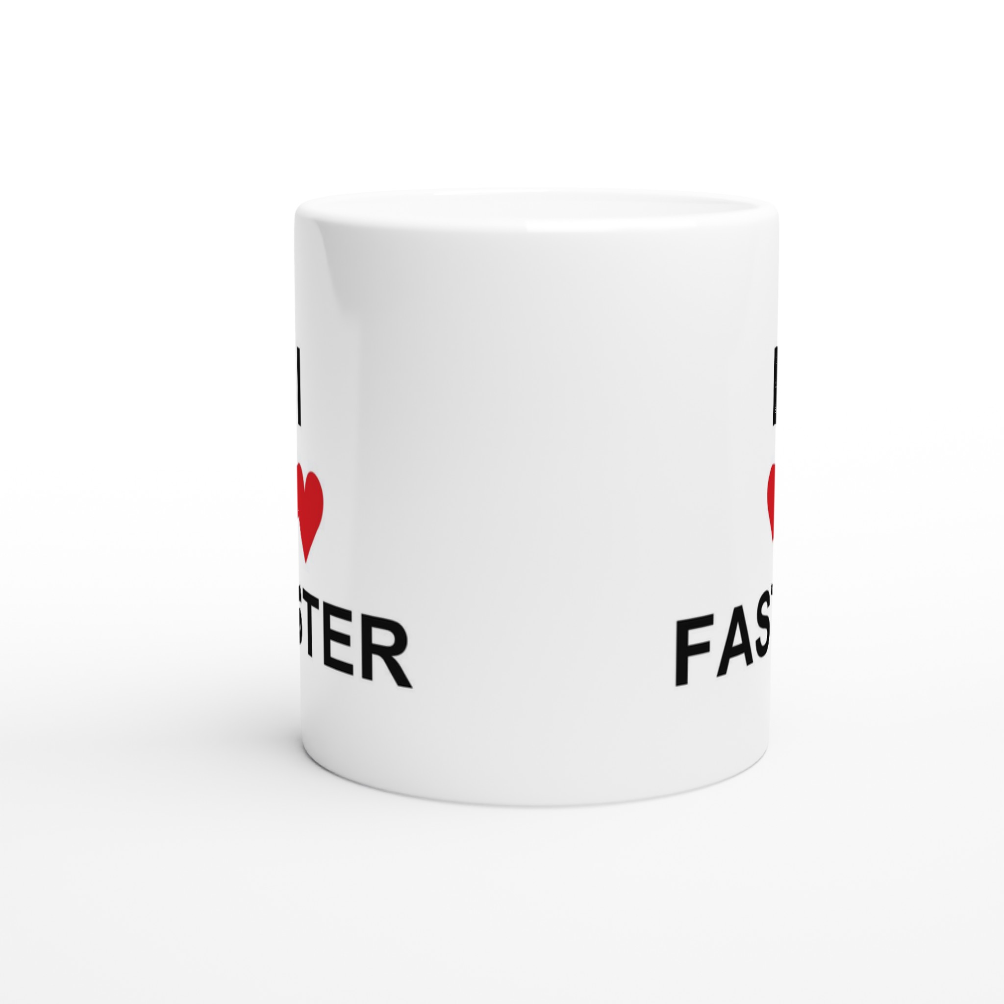 I ❤️ FASTER – Keramisk Kaffemugg 11oz, Perfekt för Den Snabba Vardagen, Finns i Flera Färger! 8 7d4bae91-10f3-41a9-9f1f-cfe065895e52