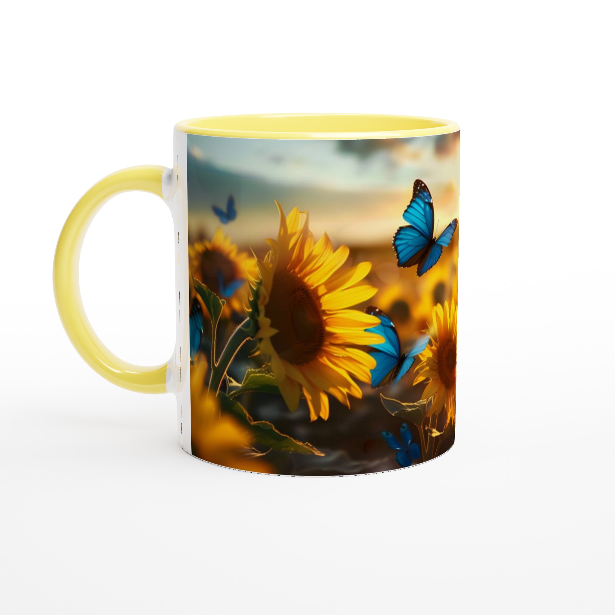 Solrosfältens Magiska Skönhet - 11oz Keramisk Mugg för Livfulla Stunder i Olika Färger 5 7d5afbcc-0d34-4338-925a-39288cb9cae6