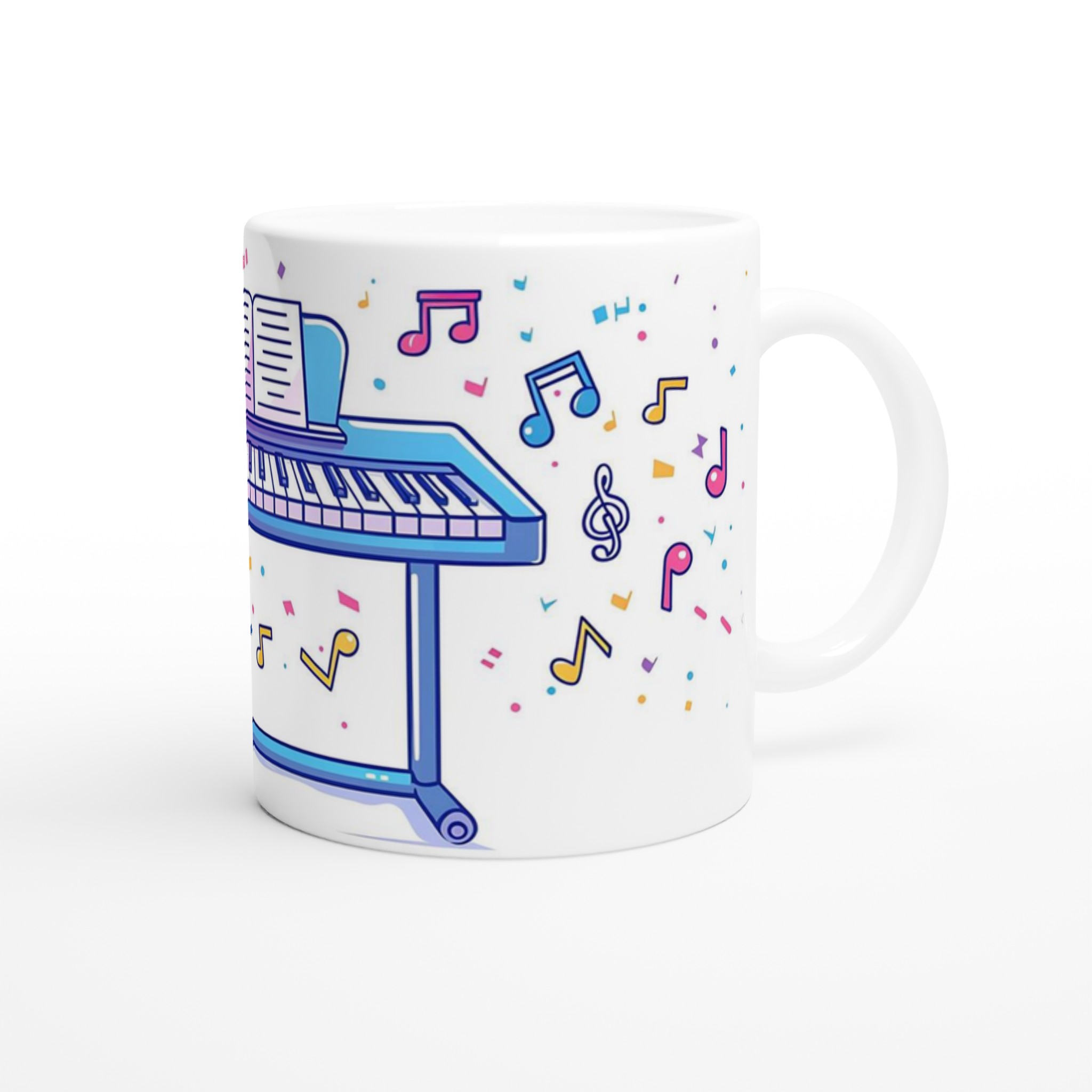 Melodiös Keramisk Mugg – Färgglad Musikdesign, 11 oz. Välj Din Favoritfärg! 9 7db52ce7-dbb7-4847-a915-19c09da3d353