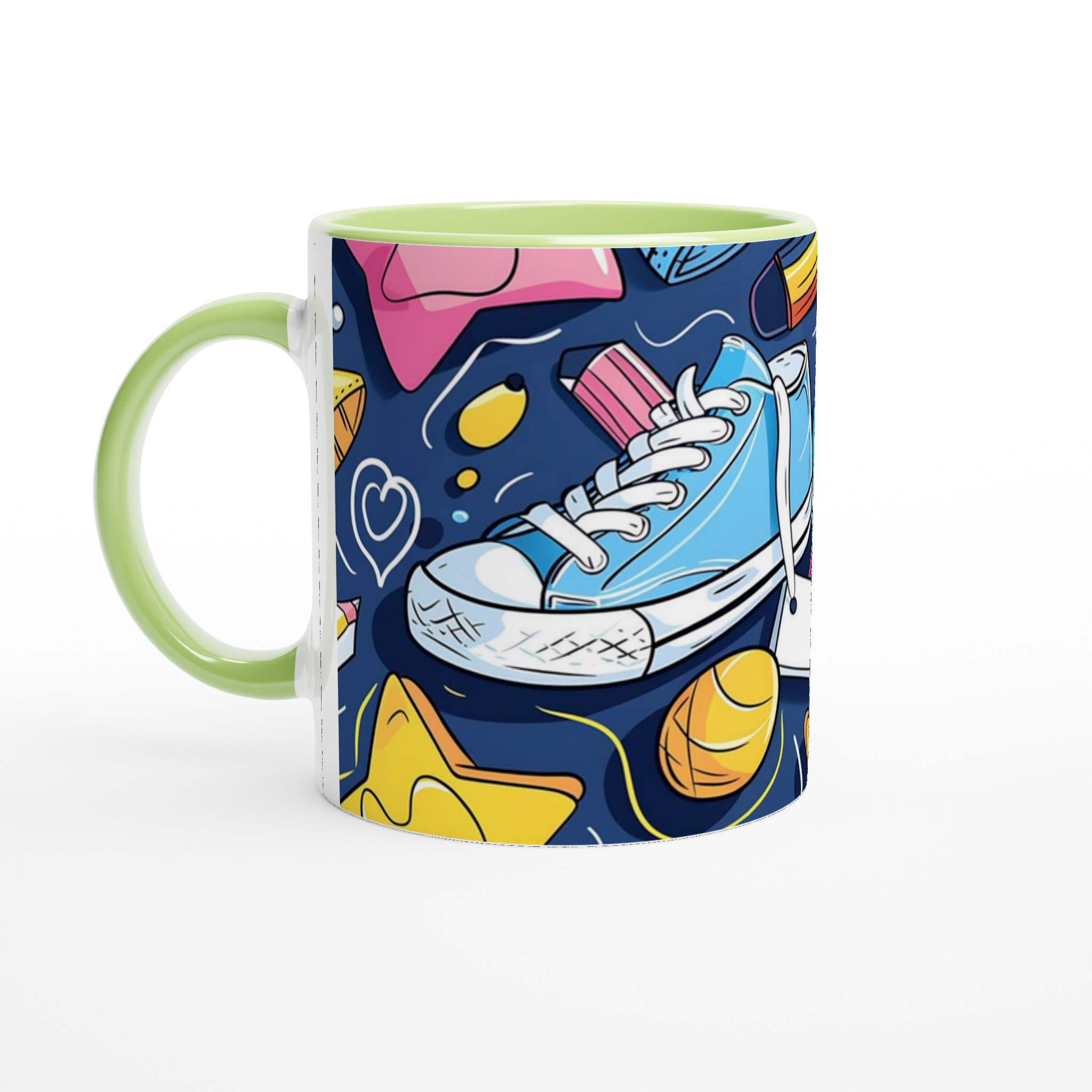 Kreativ Skolstart Keramisk Mugg – Färgglad 11oz Kaffekopp för Studenter och Konstnärer i Valfri Kulör 3 7dc3cfd8-5e57-4a13-9141-ea43585f02c7