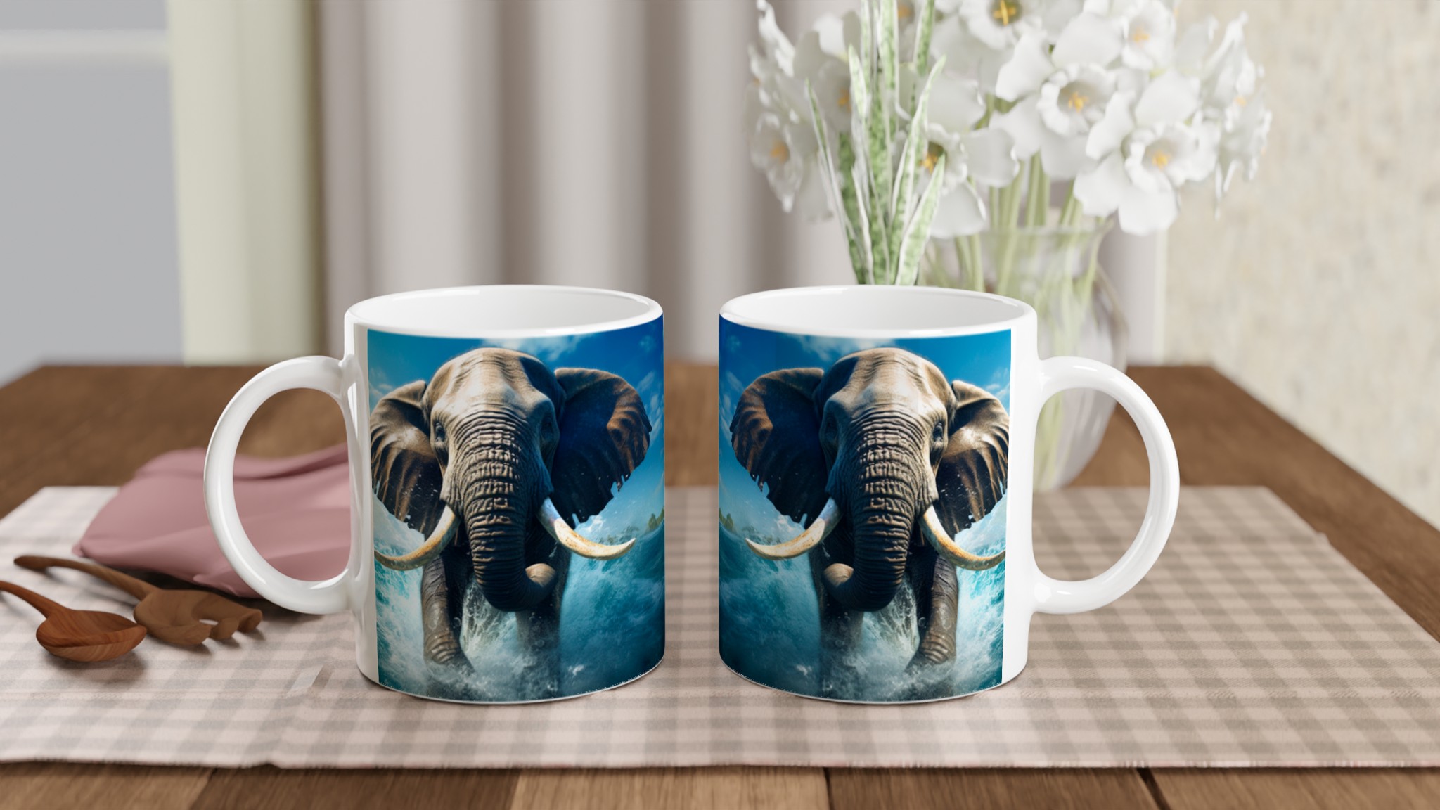 Majestätisk Elefant Mugg – Kraftfull Design i Livfulla Färger 10 7dfbafa5-c419-4f01-bd8a-0baa9cf6f43a