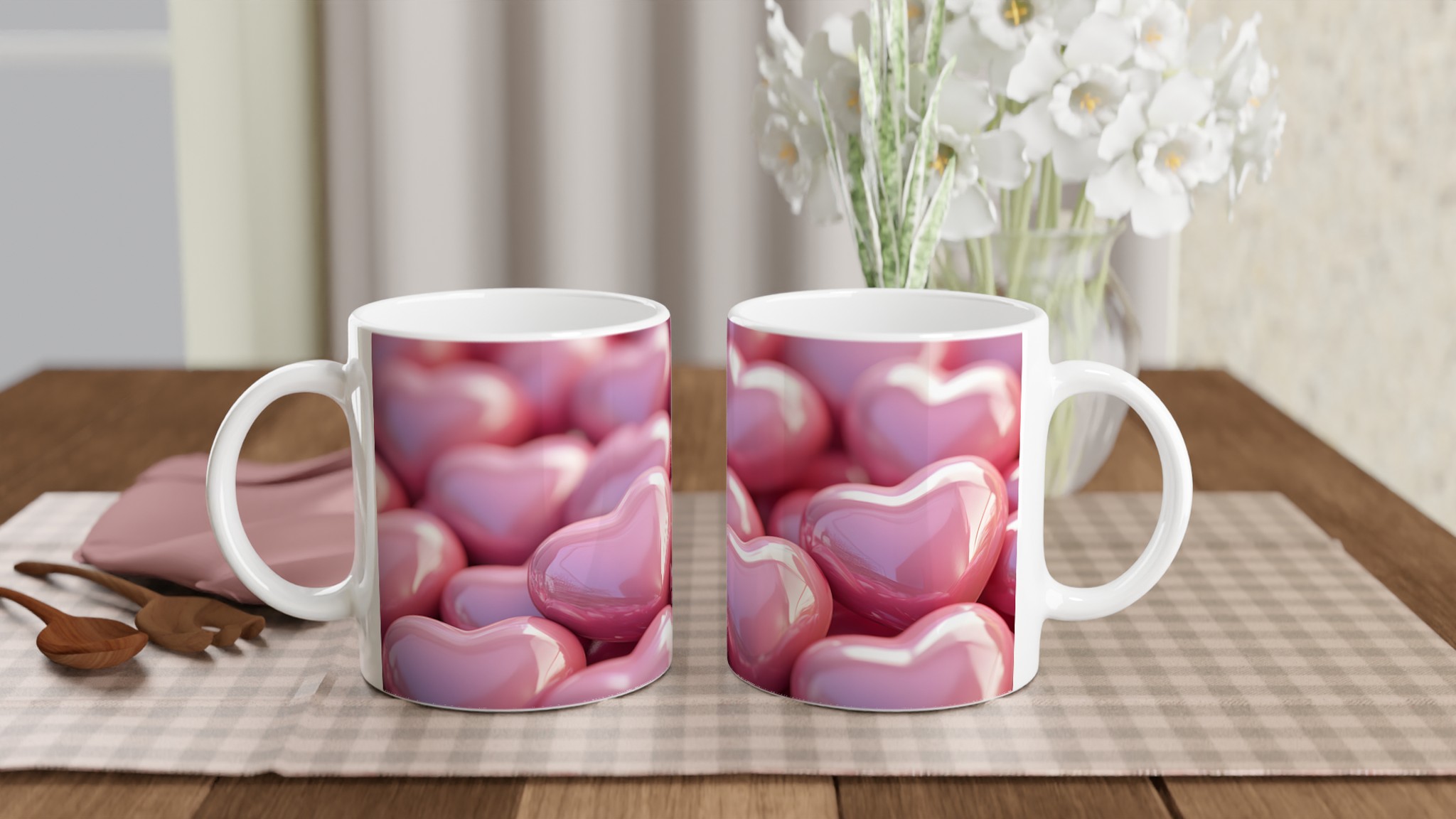 Kärleksfull 11oz Keramisk Mugg – Ge liv åt dina känslor med en touch av rosa glamour! 10 7e32f521-1814-41d1-aec4-ef49c9c3fa48