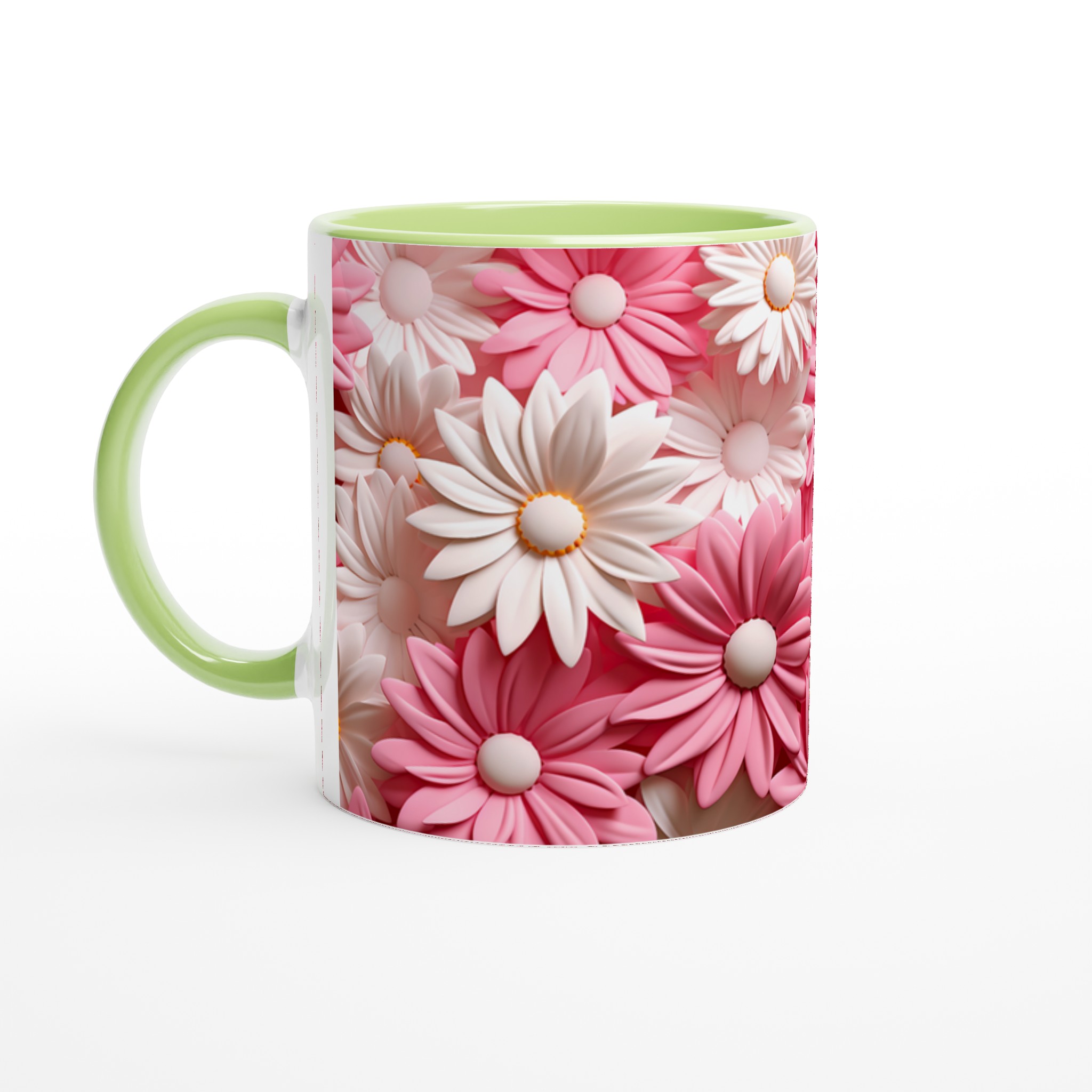 Blomstrande Daisy Kaffemugg – Charmig 11oz Keramikmugg i Romantiska Nyanser 3 7e38494b-f5f8-445f-809f-a8fcc46c139b