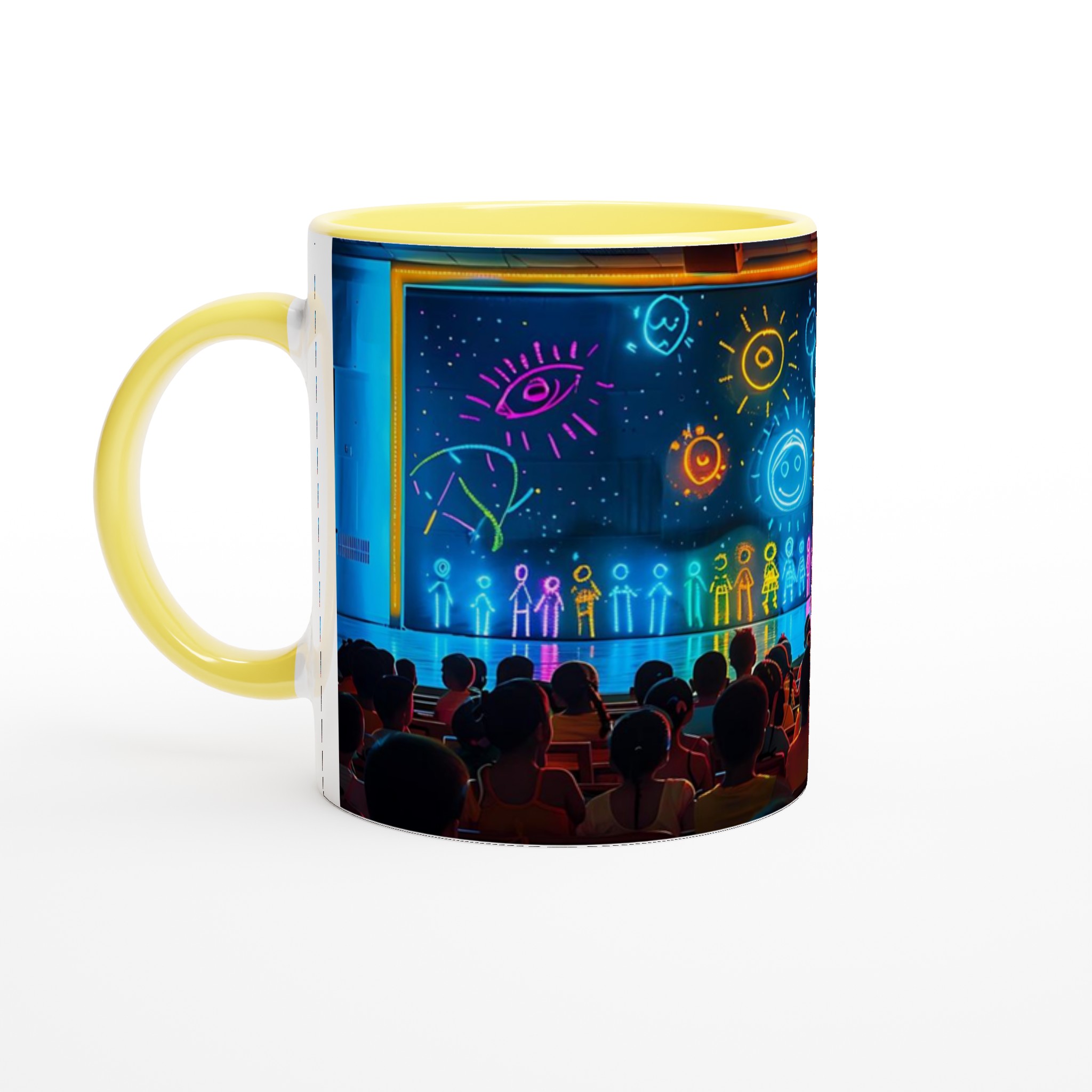 Neon-Glam Keramikmugg – Din Favoritdryck i Strålande Färger, 11 oz 5 7e4e4cb0-6b7e-46b8-858d-d091e6444eb0