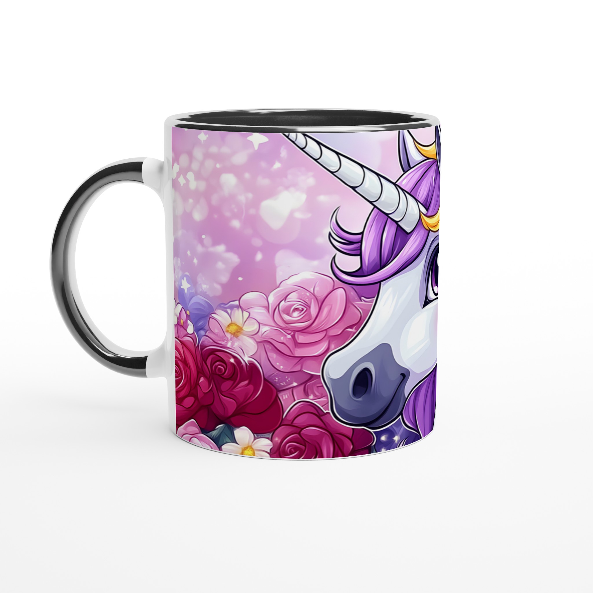 Magisk Enhörningsmugg - Förgyll Din Vardag med Rosa Blomsterprakt & Glädje, Finns i Flera Färger! 7 7e7ee9c8-3abf-451c-9295-54766b4fb2fe