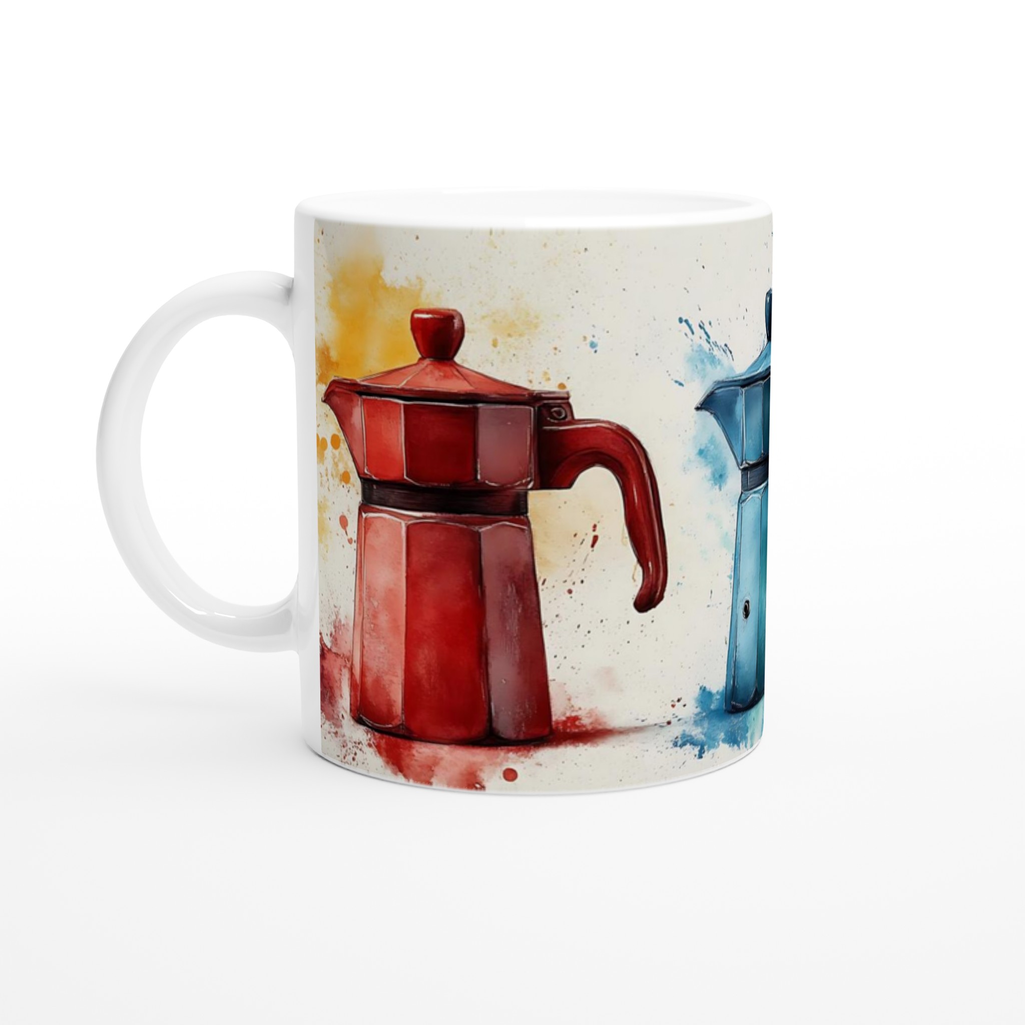 Färgstarka Mokabryggare Konst – 11oz Keramisk Mugg för Kaffeälskaren i ditt liv 1 7eafd258-e21b-4f40-af97-a4168bb62ff7