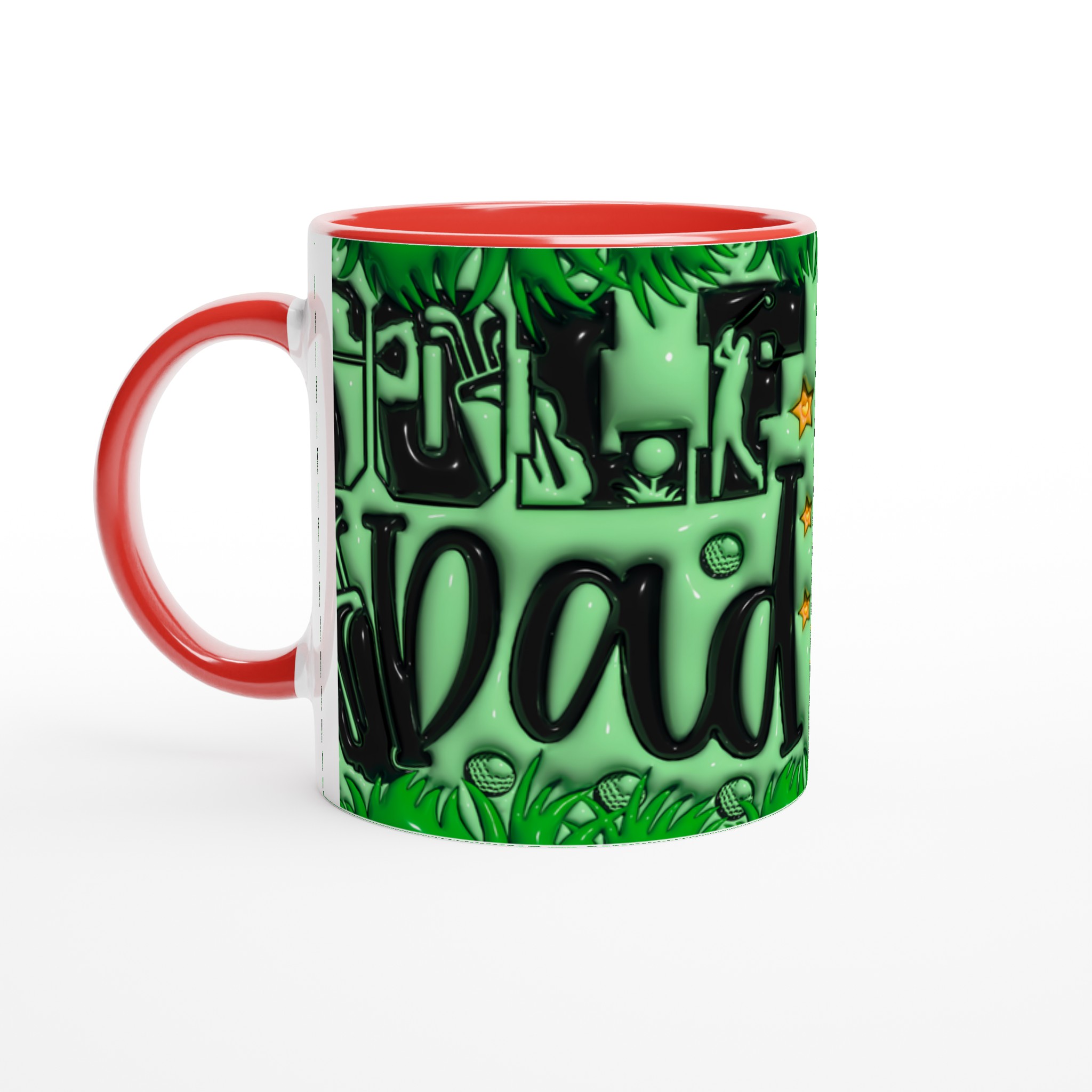 "Golf Dad" Keramisk Mugg – Den Perfekta Presenten för Golffantasten i Ditt Liv, Finns i 7 Färgglada Nyanser! 2 7eba91eb-f8d4-438b-91cd-aa0b97df55be
