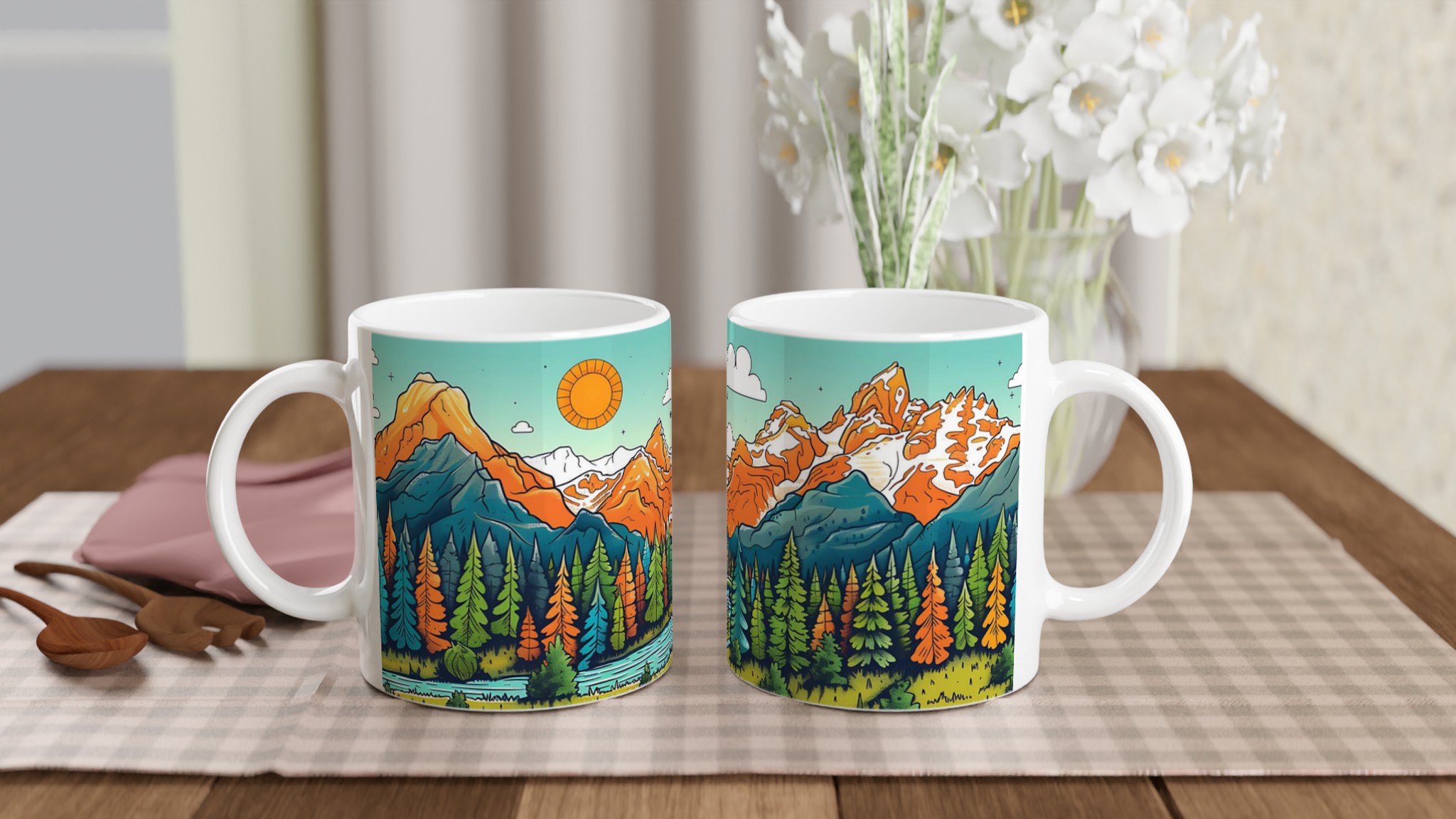Naturinspirerad Keramikmugg - Berg, Skog & Äventyr i Härliga Färger – 11oz 10 7f436690-48de-45fc-9210-b718fbb9f901