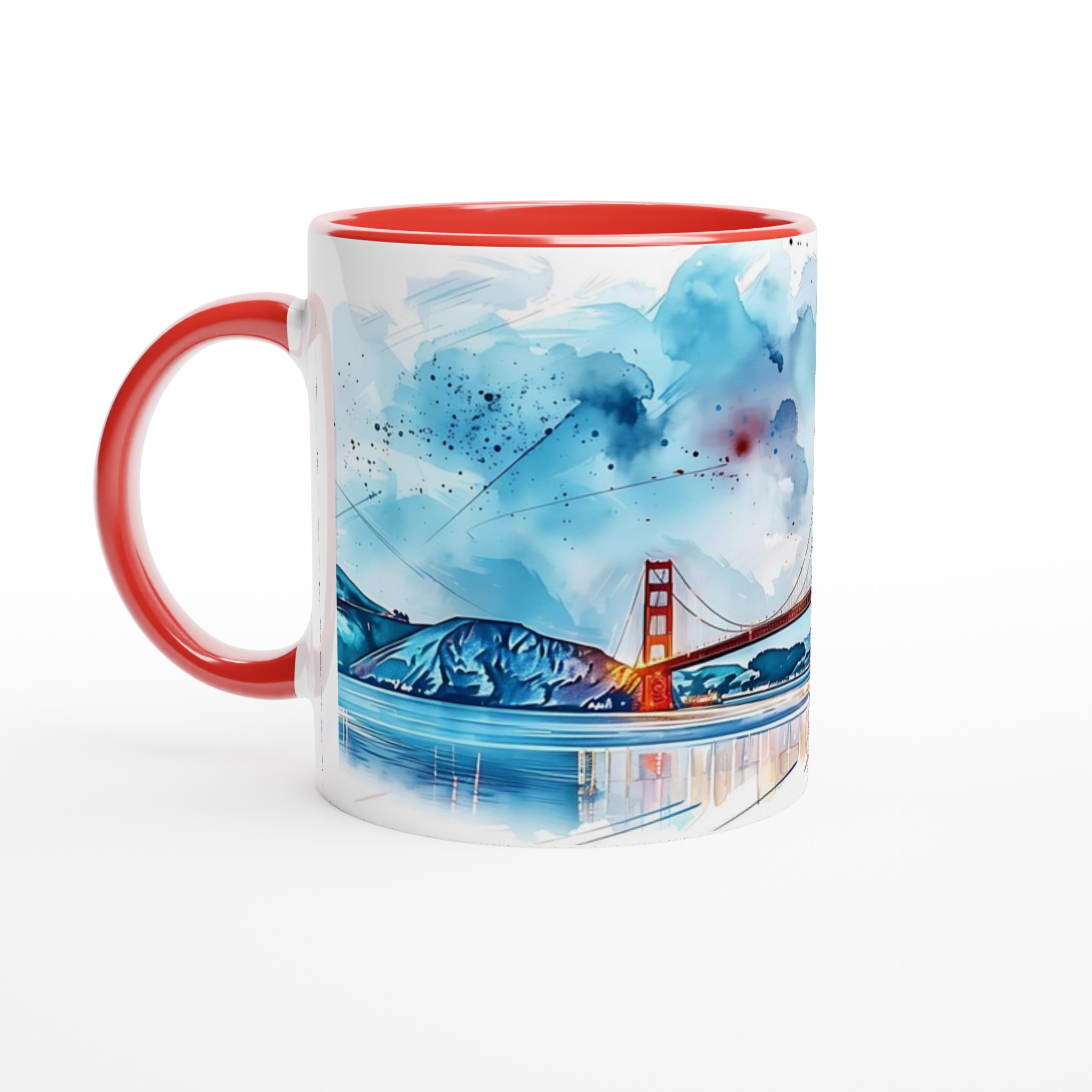 Golden Gate Akvarell Mugg – Konstnärlig Kaffestund i 7 Färgstarka Nyanser 2 7fa2b4e4-b493-4384-9037-c184dc229497