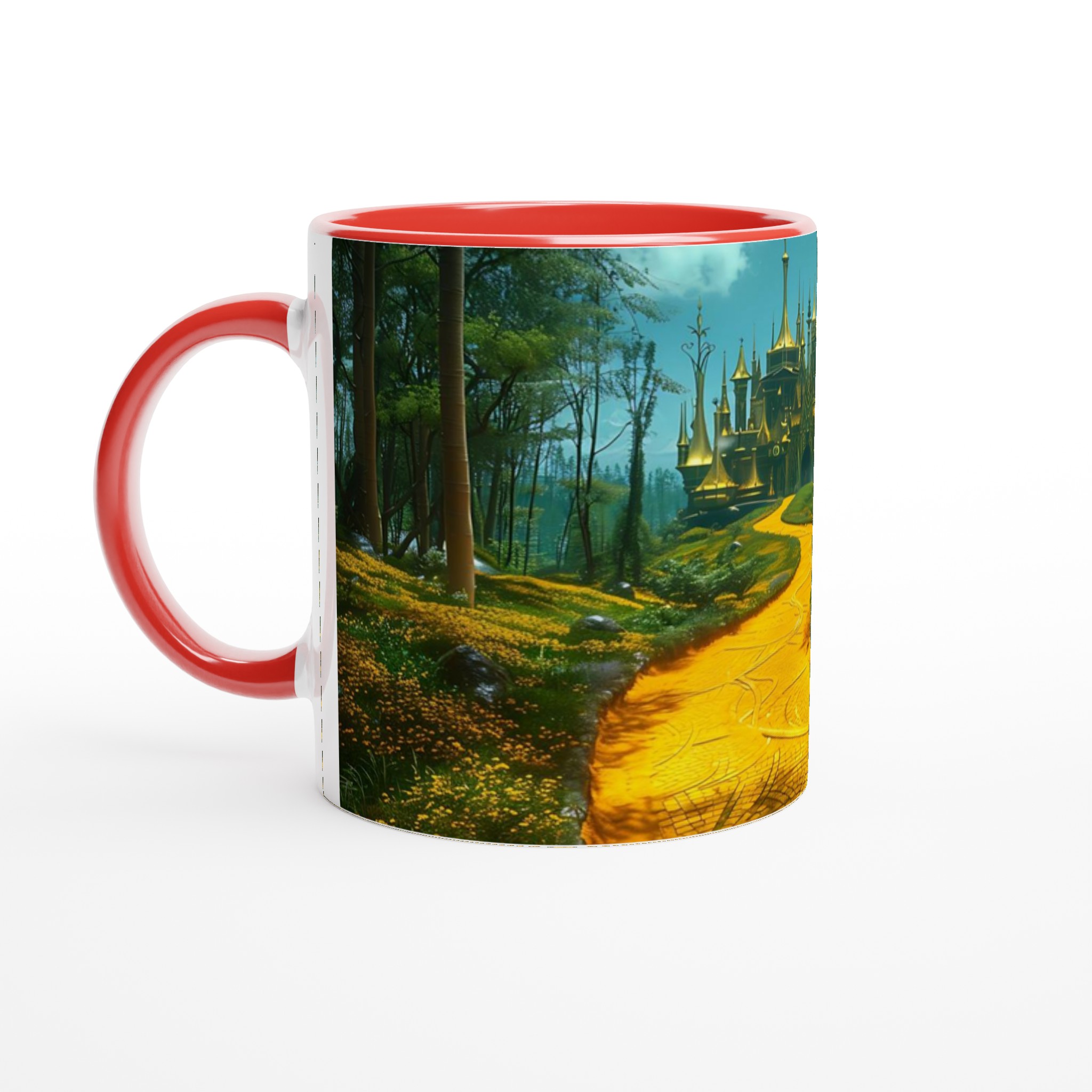 Magisk Stadsväg 11oz Keramisk Mugg – Drömmande Design i Klara Färger 2 7fe83eb3-7883-496b-bf1a-364a6c38a251
