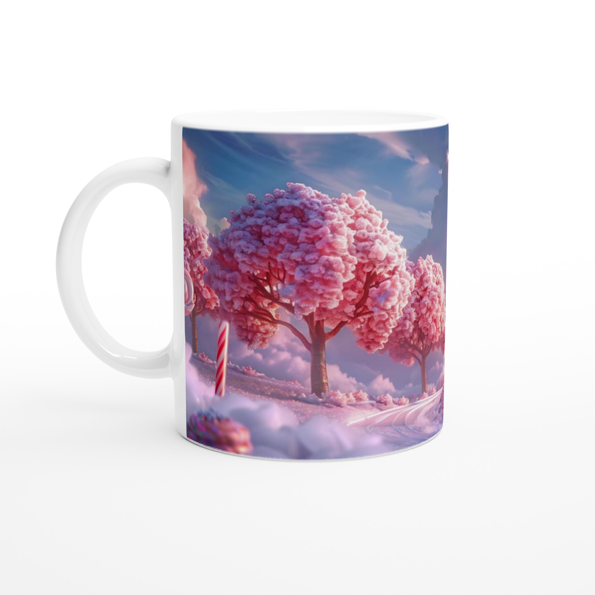 Drömsk Godislandskap Mugg – 11oz Keramikmugg i ditt val av 7 Fantastiska Färger 1 80354d76-7a66-497f-a2d5-af8aa56d62f4