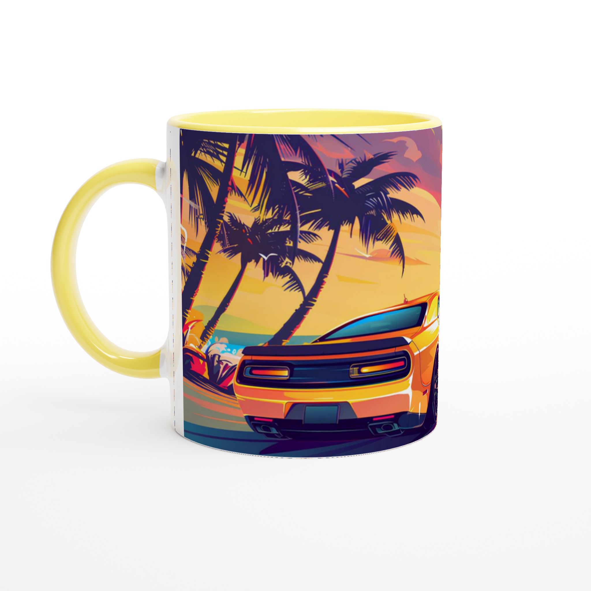 Neon Sunset Challenger Mugg - Vibrerande Retrovibbar för din Favoritdryck, Välj Bland 7 Färger! 5 80471a40-4383-4e44-83eb-fb05ef1eb6bf