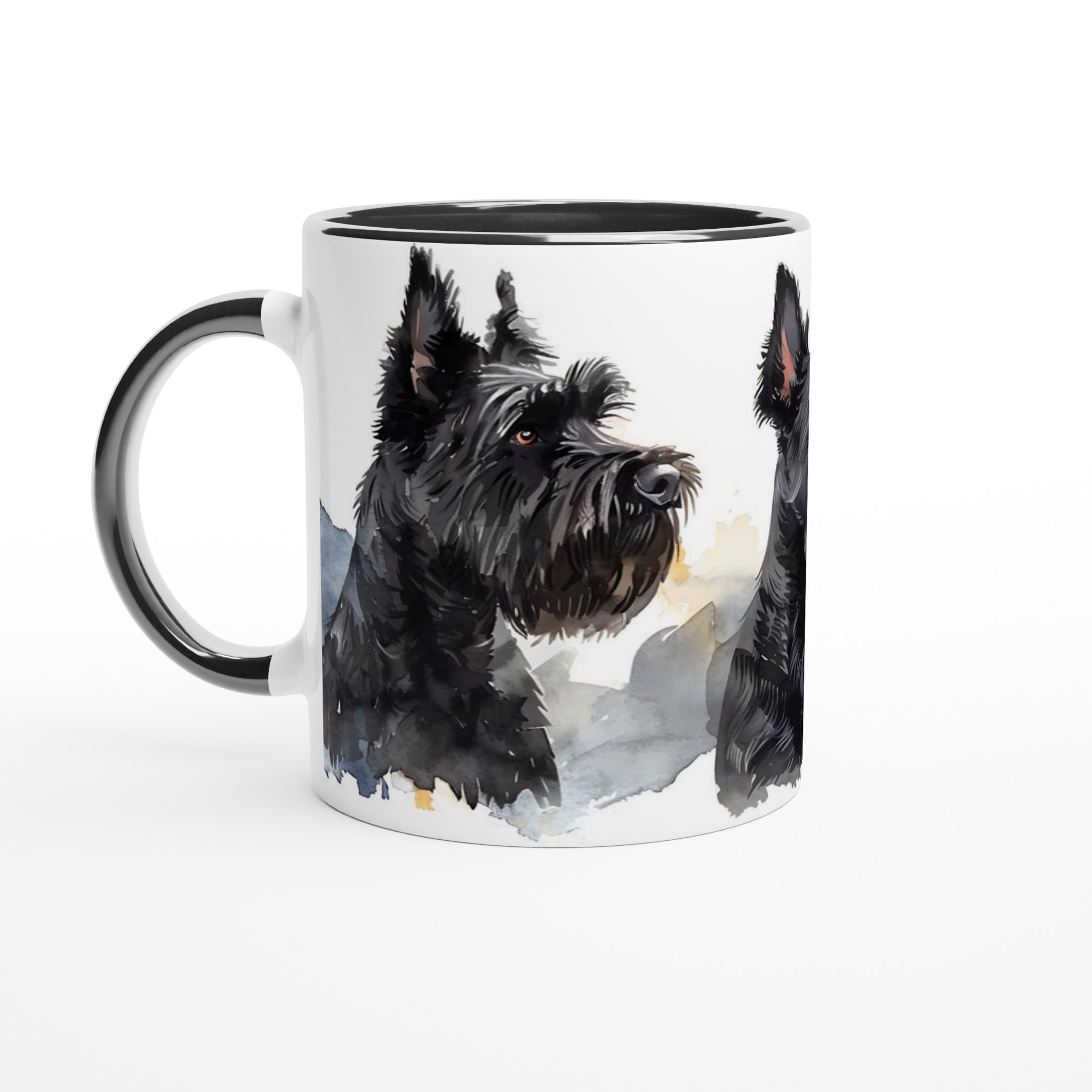 Terrier Triumf: Elegant Svart Akvarellmugg – En Perfekt Present för Hundälskaren i Sju Färgval 2 80649192-0fe5-4f69-98e9-cf90608d2912