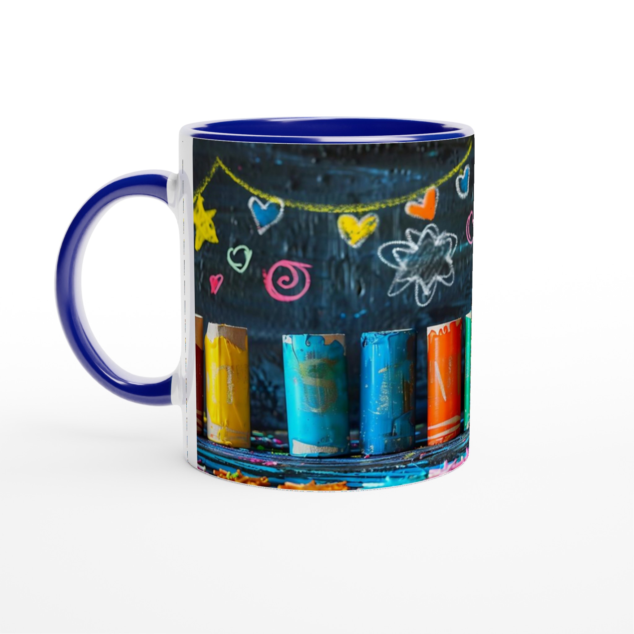 Kreativ Glädje: 11oz Keramisk Mugg för Konstnärer & Lekfulla Själv – Välj bland 7 Livliga Färger! 4 8091483d-787b-4cfe-a829-3f64fe37755d