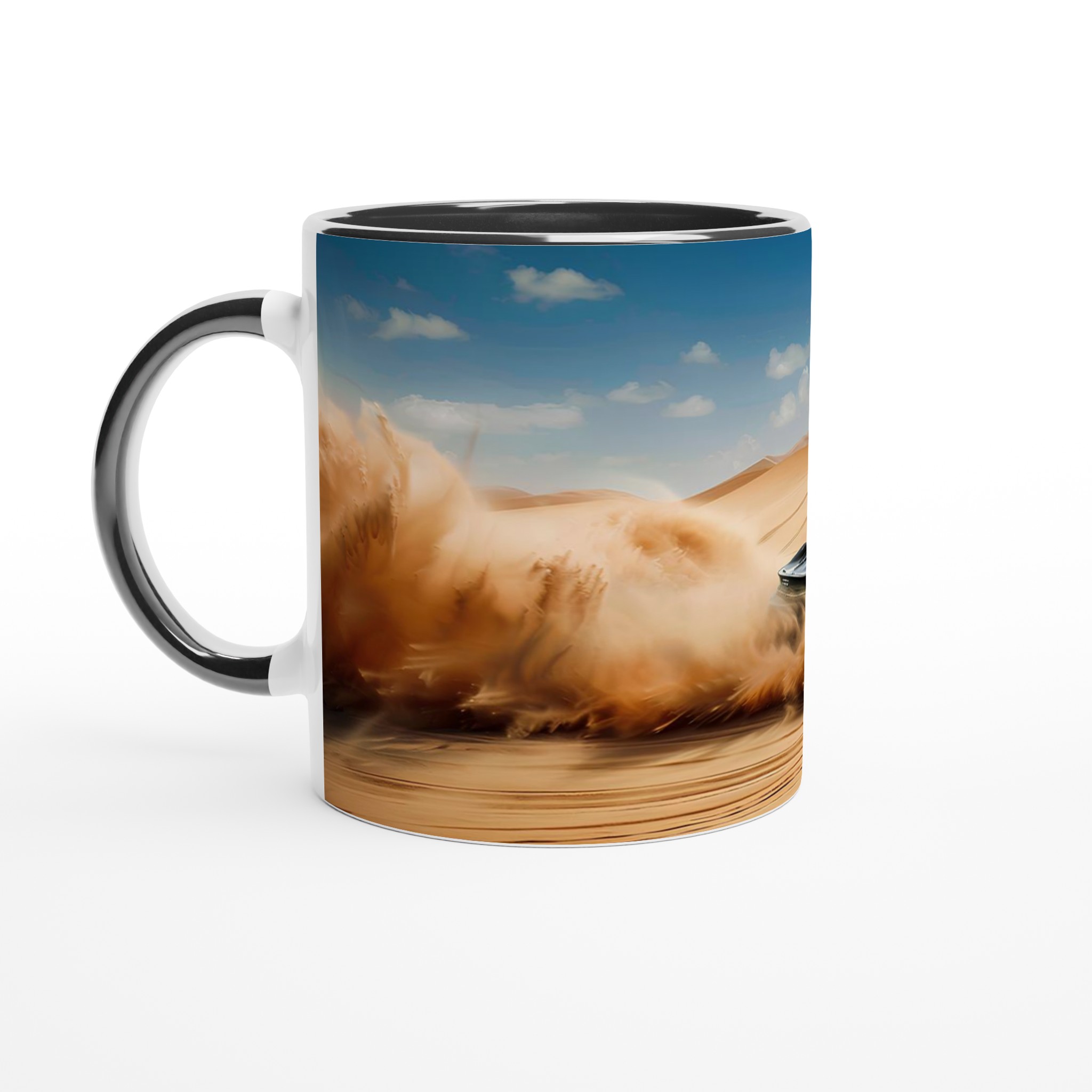 Desert Speed Thrills Keramisk Mugg – Personlig design i 7 livfulla färger 7 8126d046-6162-4c58-a0ed-94b200412317