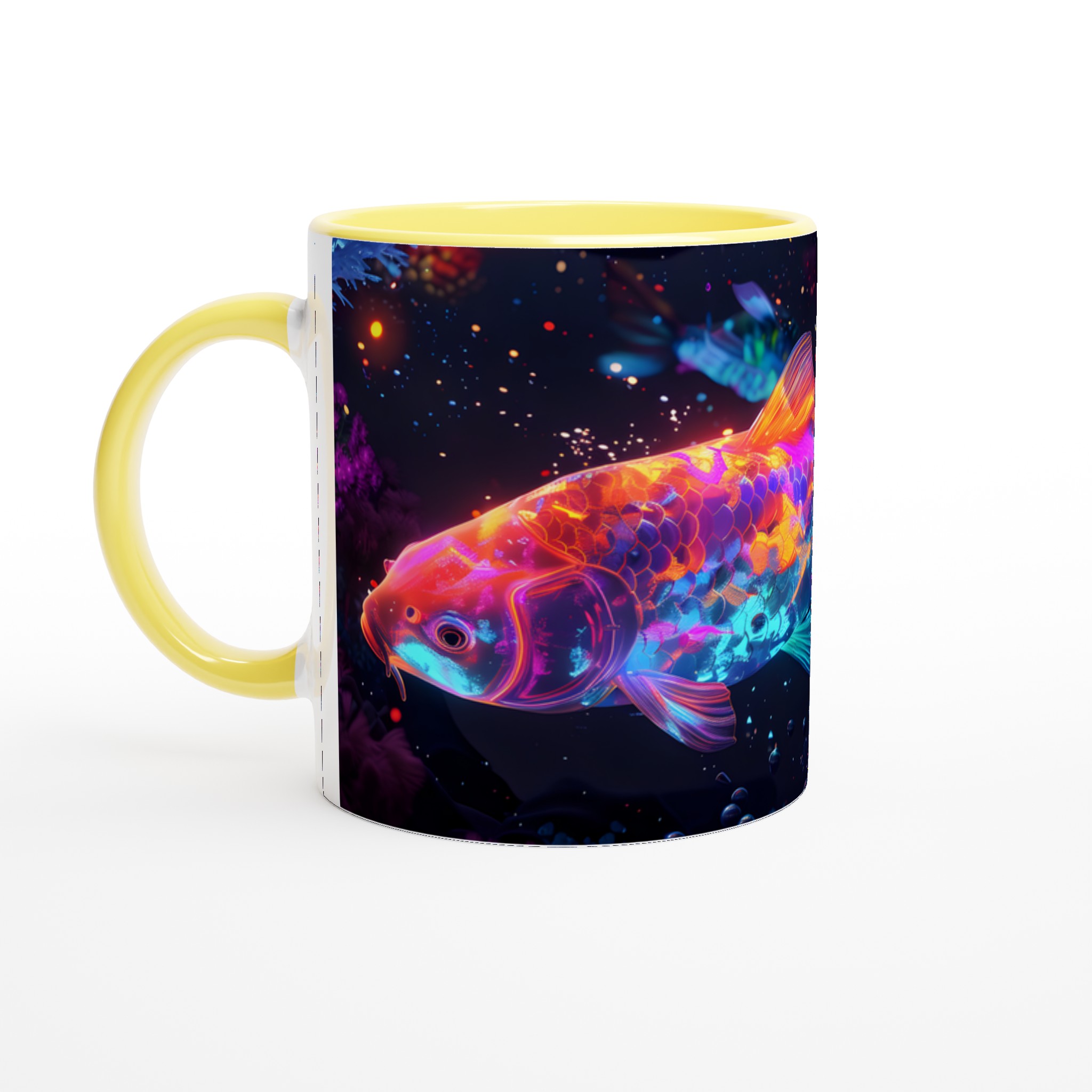 Neon Koi Drömmugg - 11oz Keramikmugg med Vibrerande Färgmagi, Välj Din Favoritnyans 5 816f4228-7f42-4dc2-b1bb-60c750cddd77