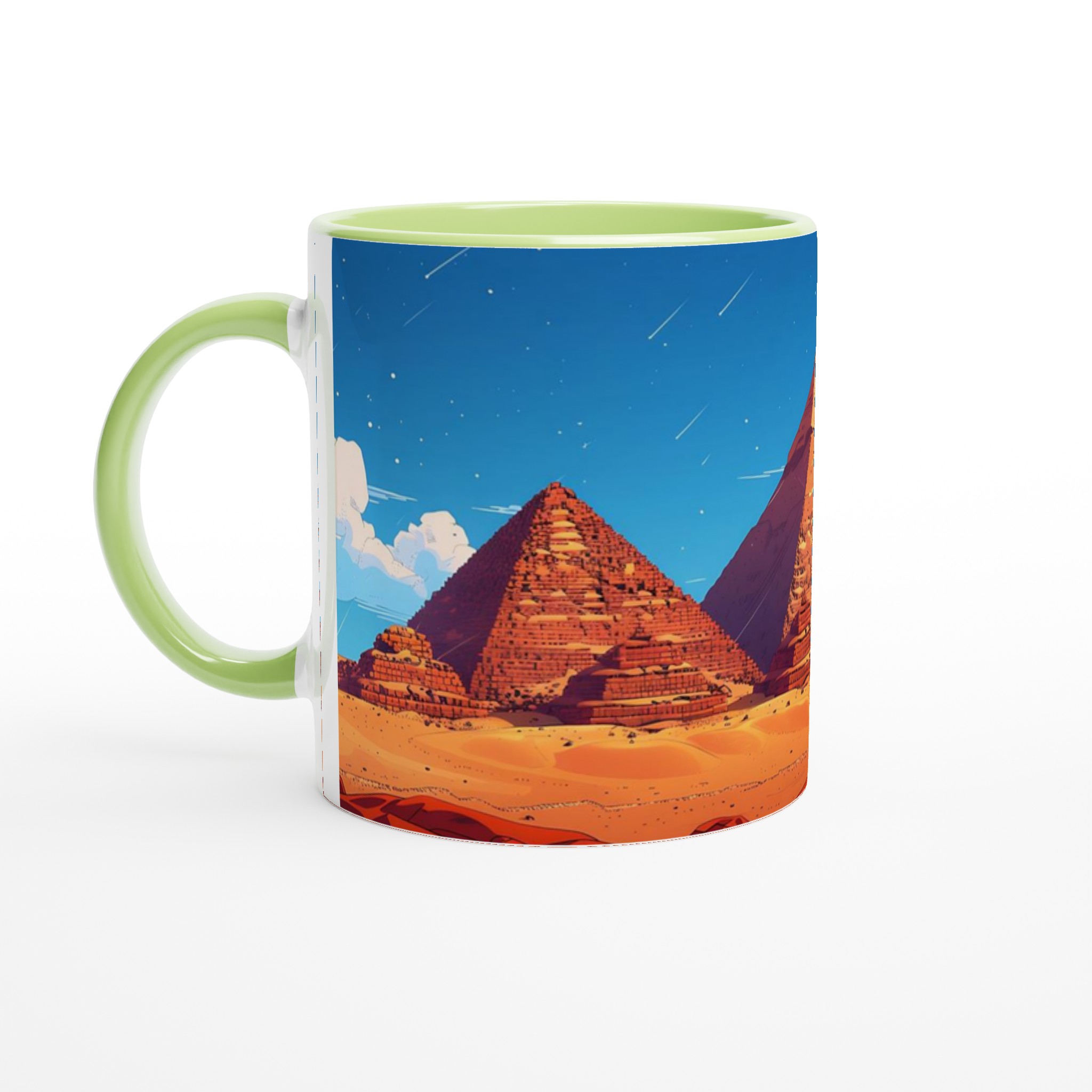 Egyptisk Pyramider & Ökenmugg – 11 oz Keramisk Mugg i Valfri Färg, Diskmaskinsäker 3 81bed3a2-dc79-4c30-b5b5-f6fb36e48426