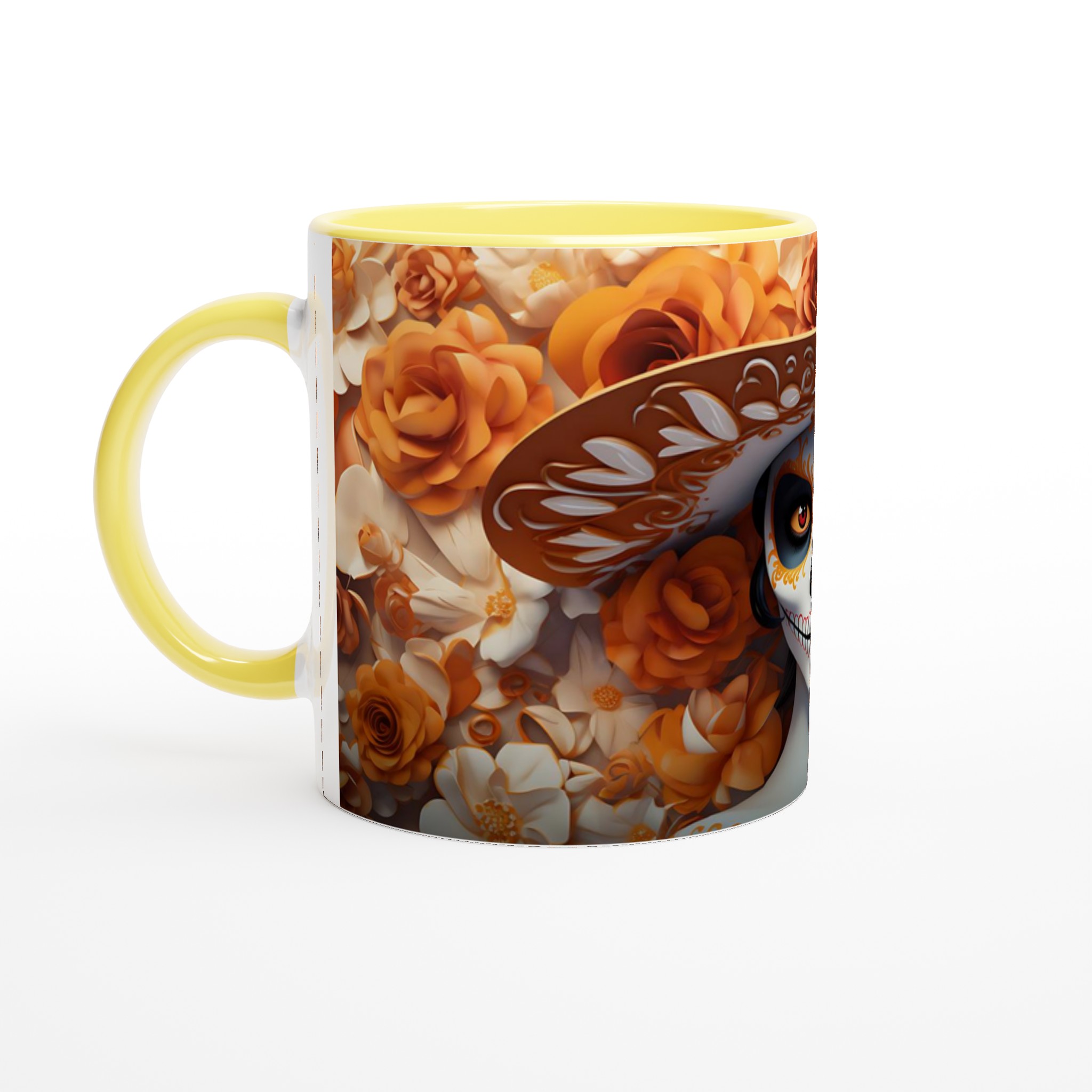 Catrina Inspirerad Keramikmugg – Elegant Day of the Dead Design i Din Valda Färg! 5 81f5c222-33ac-43ec-82d5-4d1e67447381