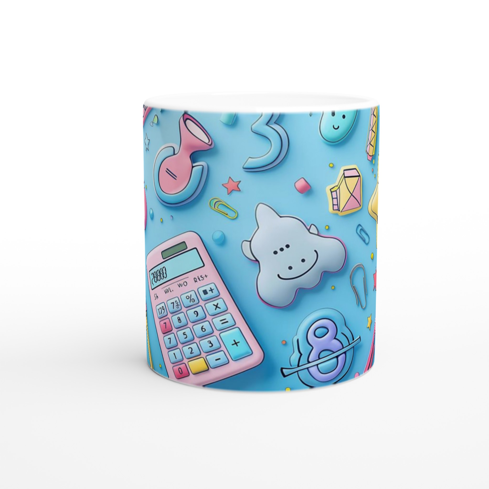 Pastell Poppin' Mugg: 11oz Keramisk Mugg för Glad Färg och Komfort 8 81fb8b9a-32e9-43f4-b4ab-3832ba9d9763