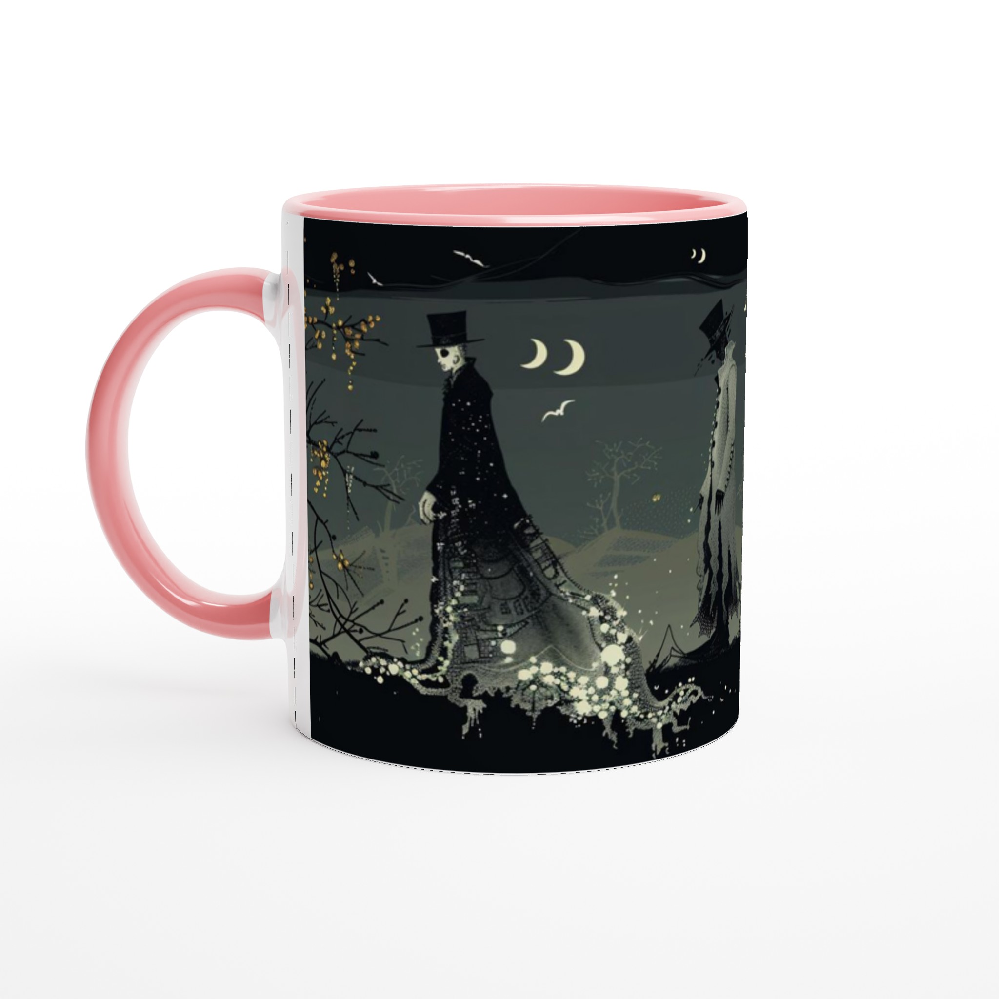 Mörk Romantik Keramikmugg - Gotisk Stil & Fullmåne Vibe 6 82766c10-ea42-4aa7-8f23-6ea5bd8d3126